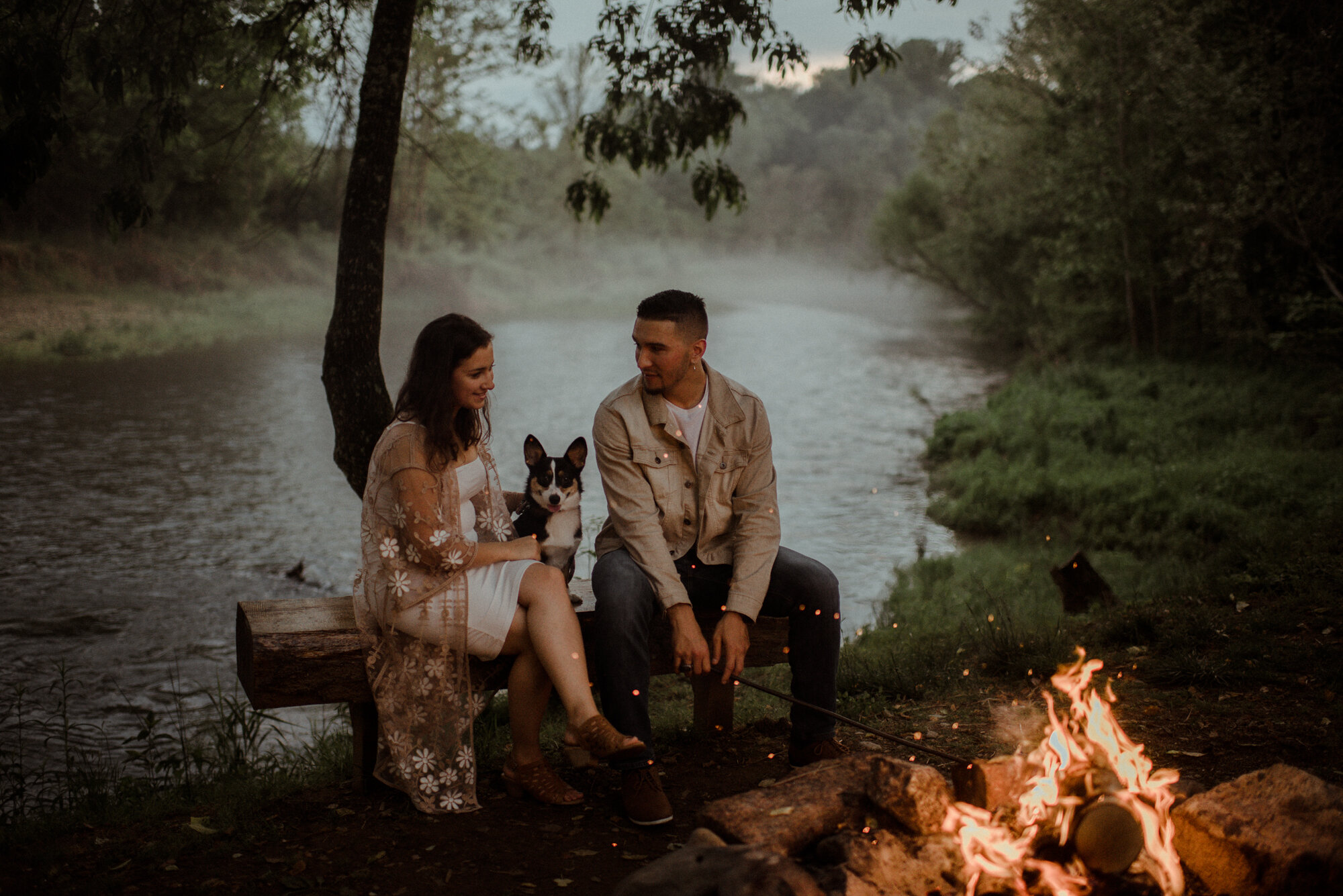 Antonia and Joey - Shenandoah River Engagement Session - Cabin and Bonfire Engagement Session - Blue Ridge Mountain Engagement_22.jpg
