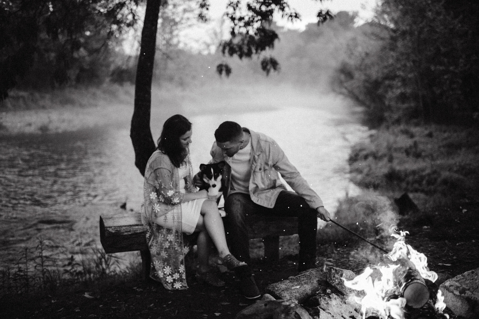 Antonia and Joey - Shenandoah River Engagement Session - Cabin and Bonfire Engagement Session - Blue Ridge Mountain Engagement_34.jpg