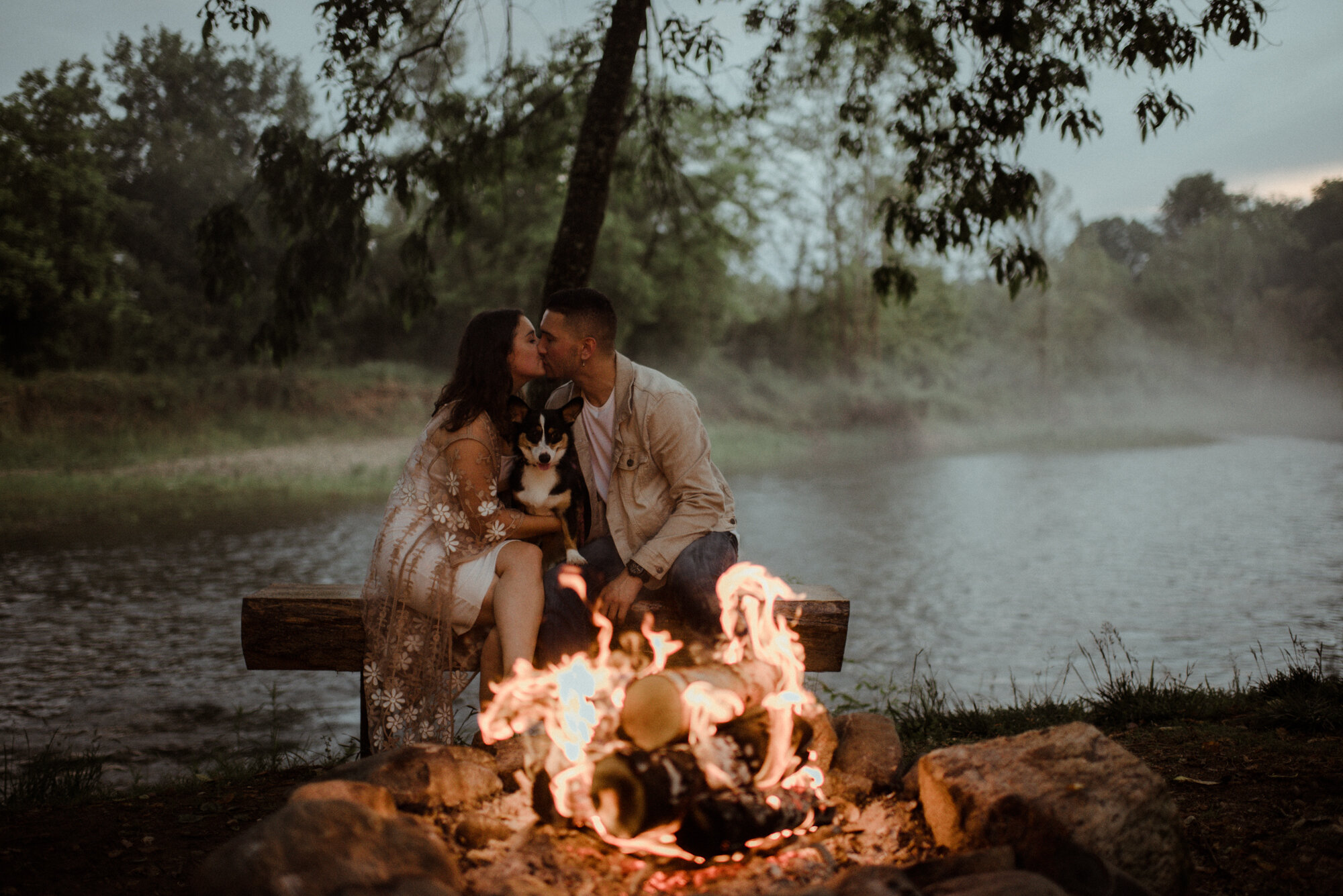 Antonia and Joey - Shenandoah River Engagement Session - Cabin and Bonfire Engagement Session - Blue Ridge Mountain Engagement_23.jpg