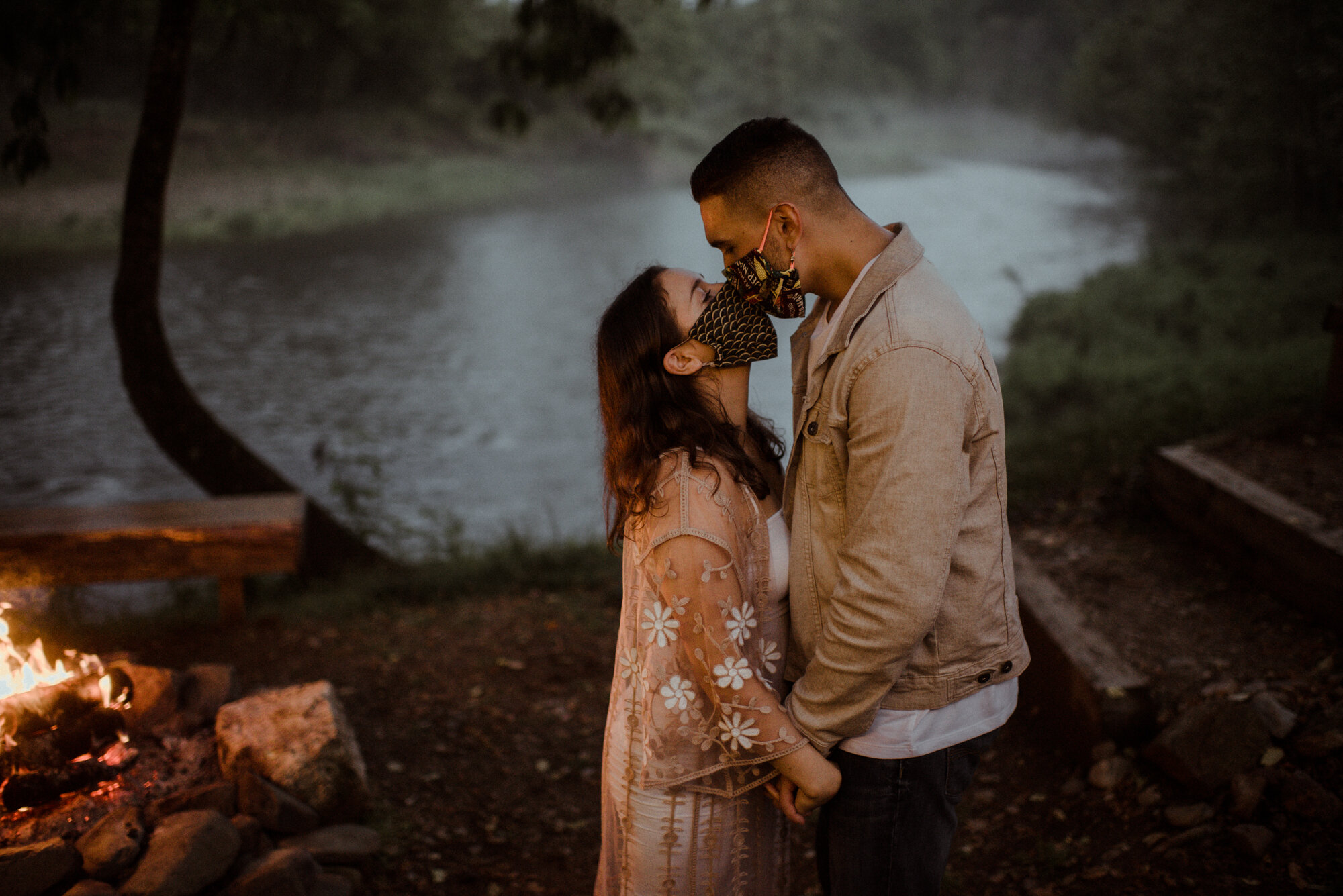 Antonia and Joey - Shenandoah River Engagement Session - Cabin and Bonfire Engagement Session - Blue Ridge Mountain Engagement_27.jpg
