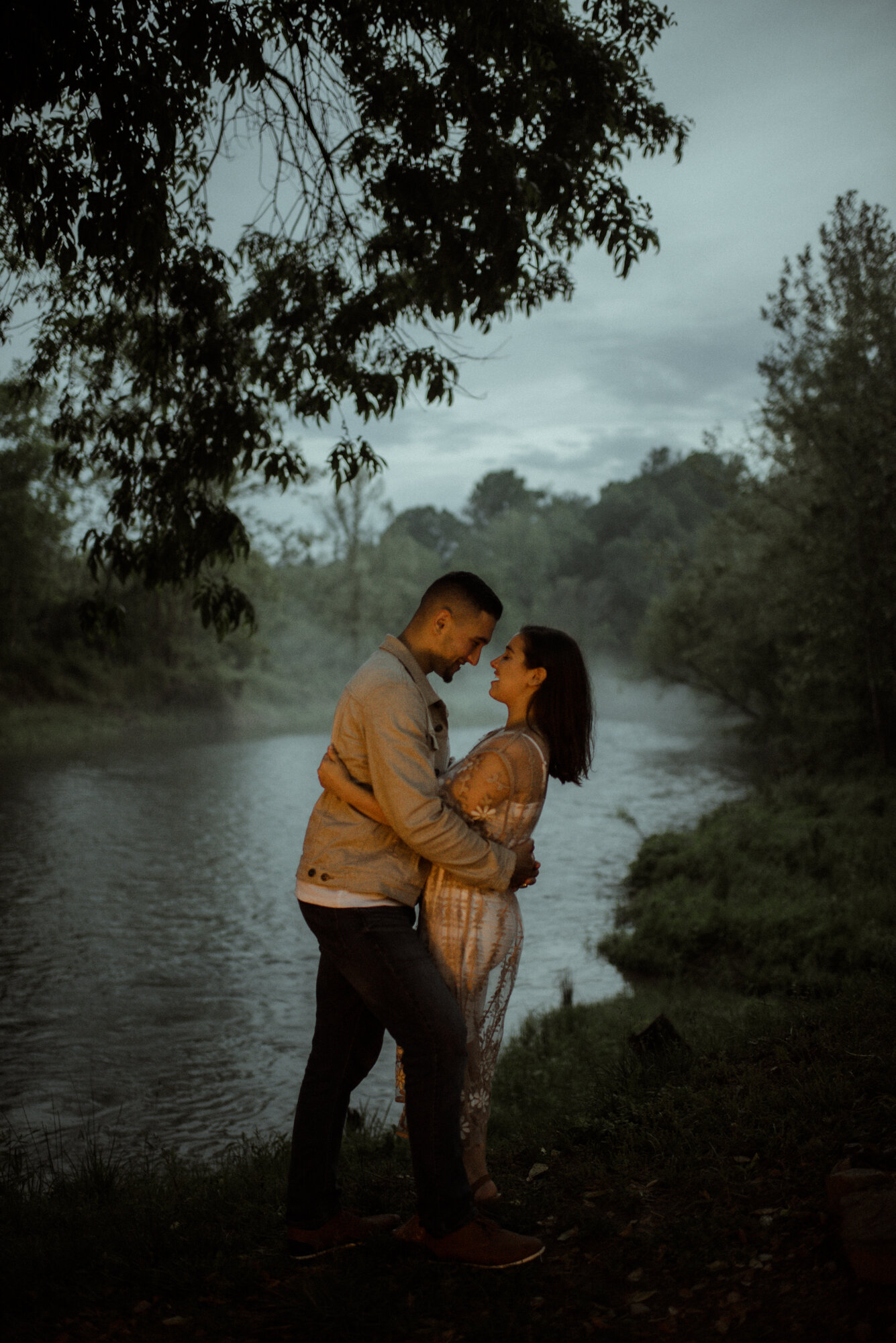 Antonia and Joey - Shenandoah River Engagement Session - Cabin and Bonfire Engagement Session - Blue Ridge Mountain Engagement_28.jpg