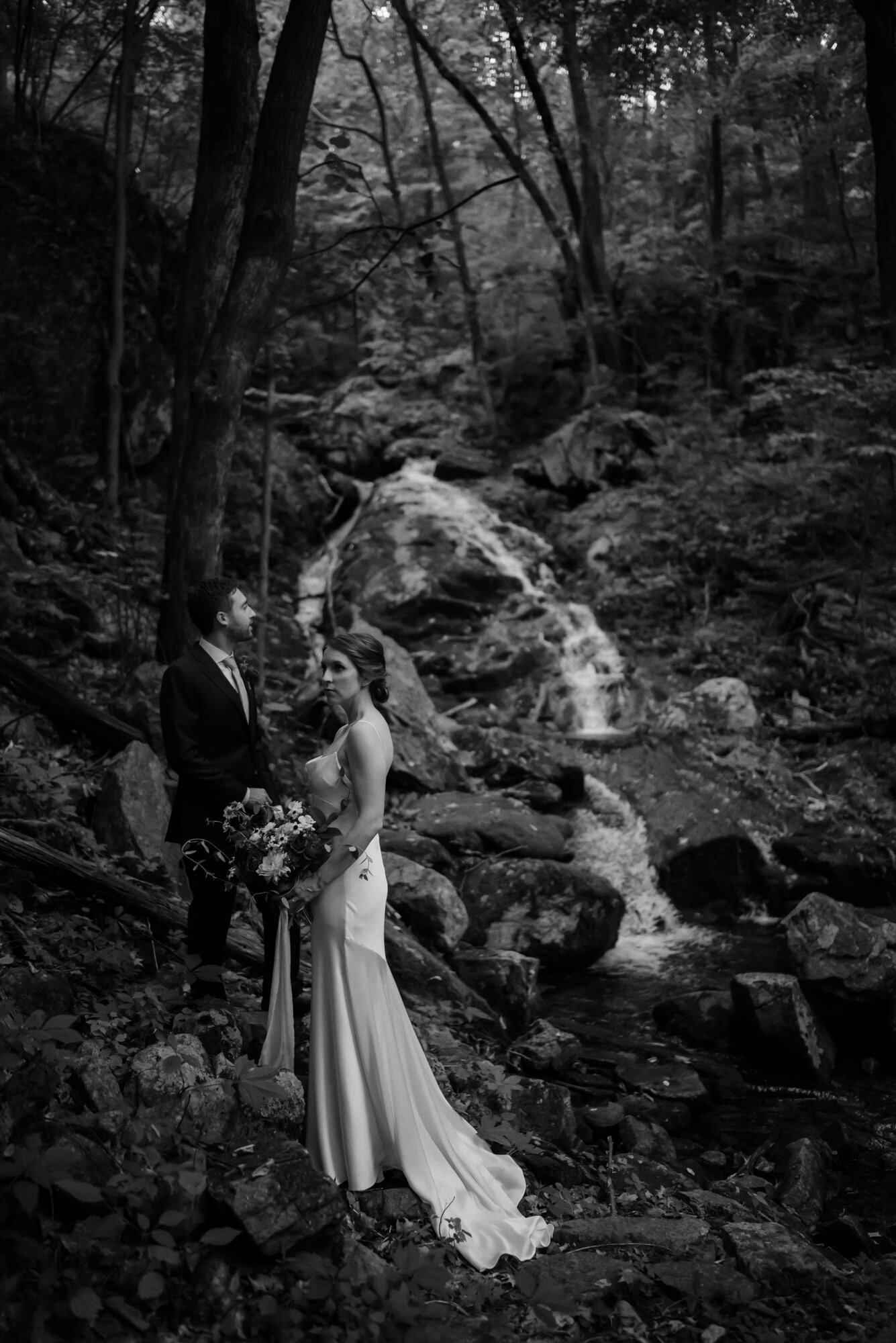 Shenandoah National Park Elopement - Cabin Wedding in Virginia - Blue Ridge Mountain Elopement - White Sails Creative - Adventure Wedding Photography - Waterfall Elopement_30.jpg