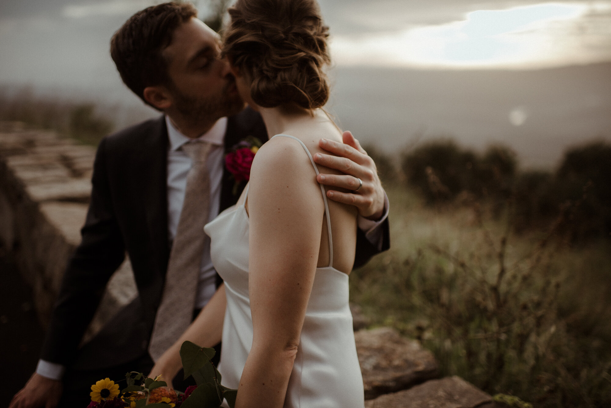 Shenandoah National Park Elopement - Cabin Wedding in Virginia - Blue Ridge Mountain Elopement - White Sails Creative - Adventure Wedding Photography - Waterfall Elopement_45.jpg