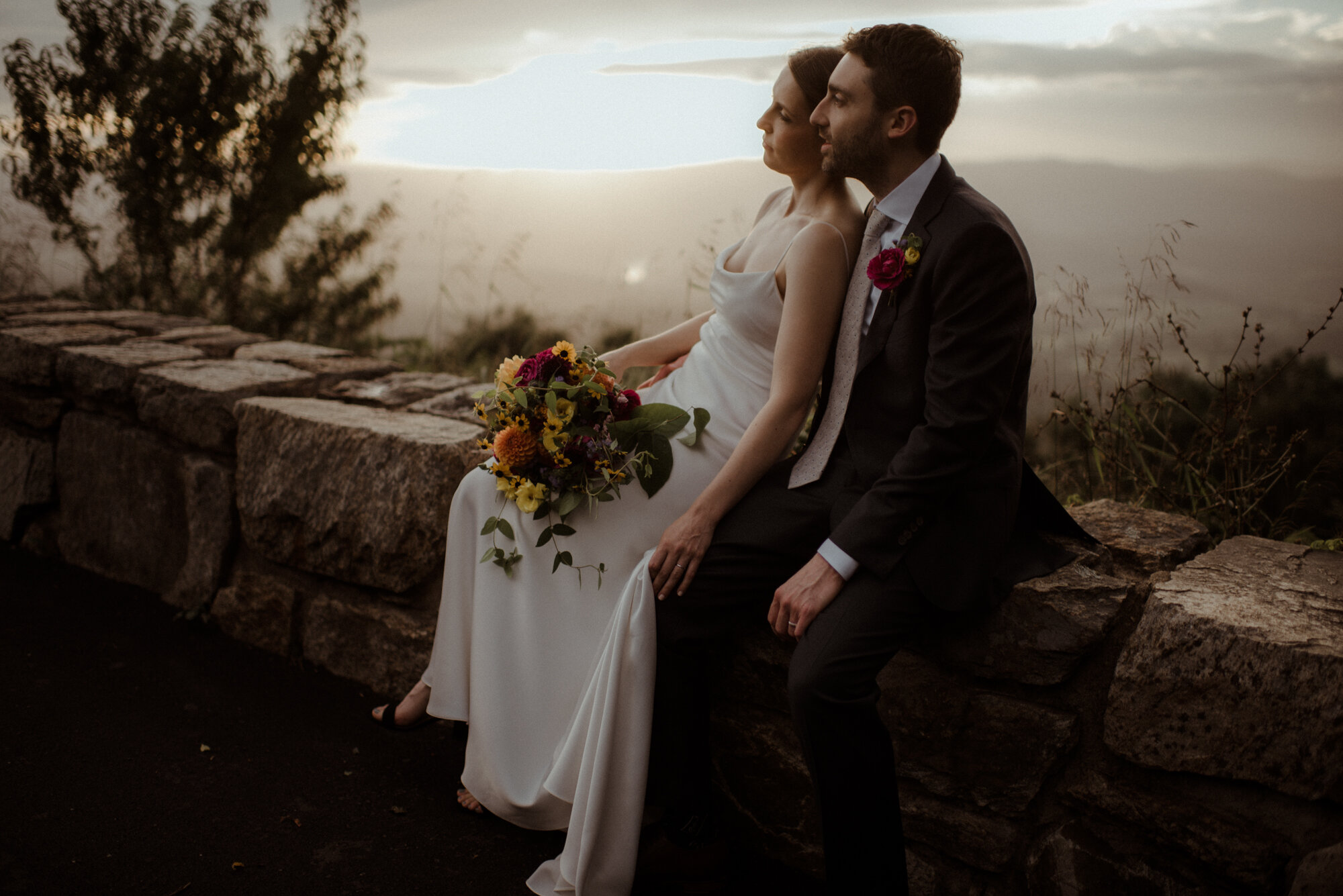 Shenandoah National Park Elopement - Cabin Wedding in Virginia - Blue Ridge Mountain Elopement - White Sails Creative - Adventure Wedding Photography - Waterfall Elopement_48.jpg