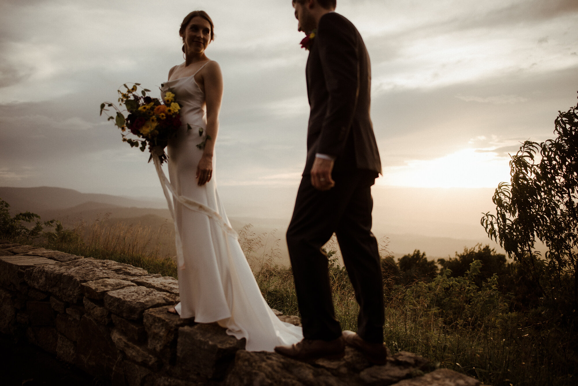 Shenandoah National Park Elopement - Cabin Wedding in Virginia - Blue Ridge Mountain Elopement - White Sails Creative - Adventure Wedding Photography - Waterfall Elopement_55.jpg