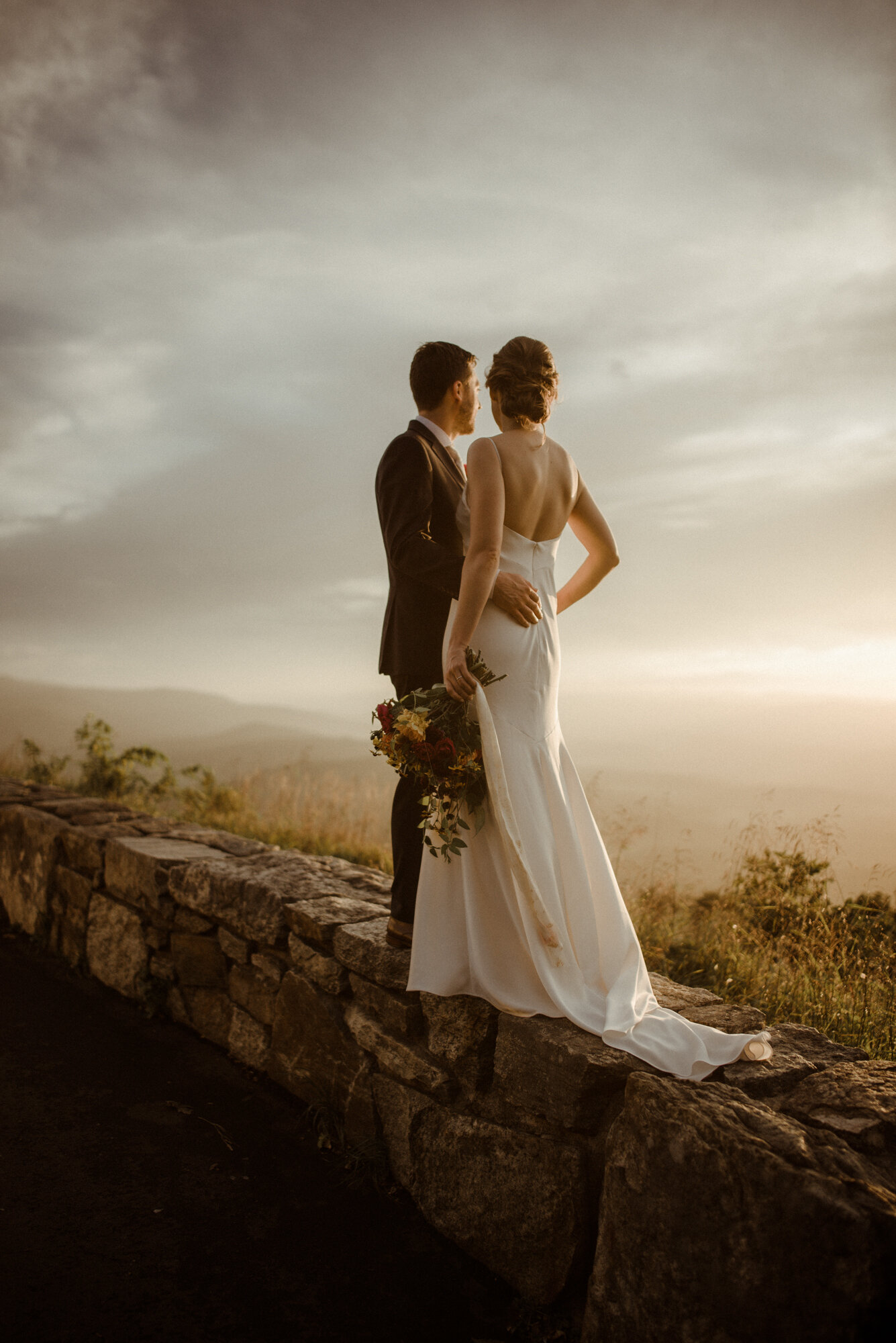 Shenandoah National Park Elopement - Cabin Wedding in Virginia - Blue Ridge Mountain Elopement - White Sails Creative - Adventure Wedding Photography - Waterfall Elopement_62.jpg