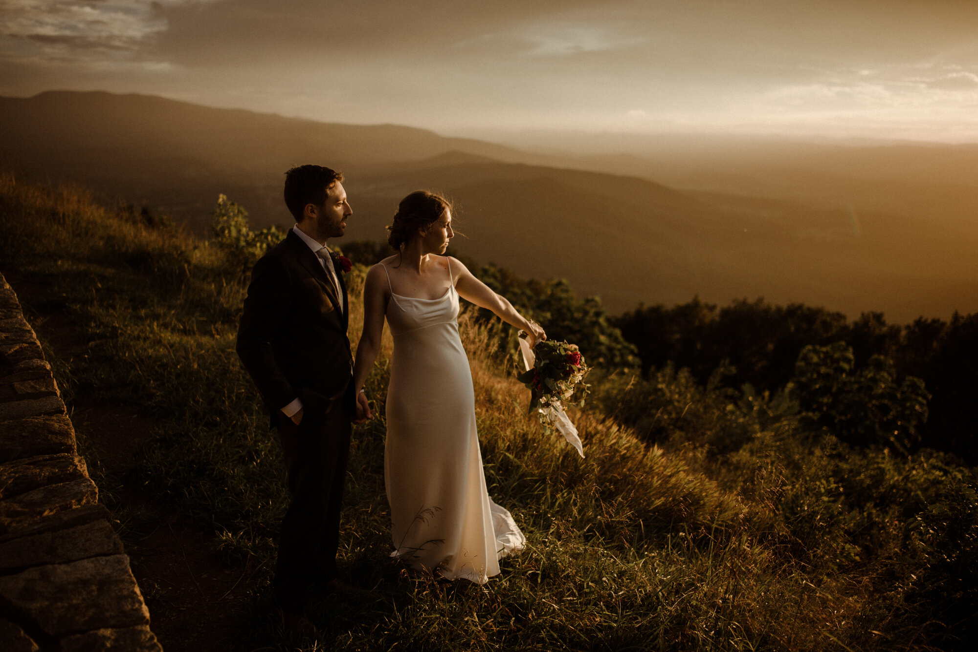 Shenandoah National Park Elopement - Cabin Wedding in Virginia - Blue Ridge Mountain Elopement - White Sails Creative - Adventure Wedding Photography - Waterfall Elopement_67.jpg