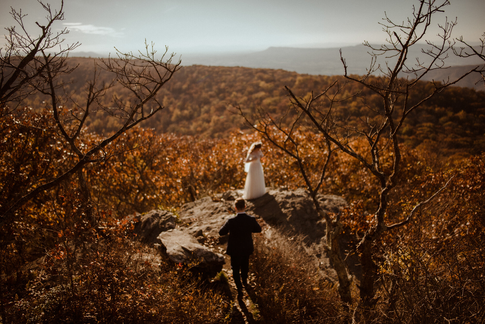 Emily and Ryan - Mountain Top Elopement - Shenandoah National Park - Blue Ridge Mountains Couple Photo Shoot in the Fall - White Sails Creative_16.jpg