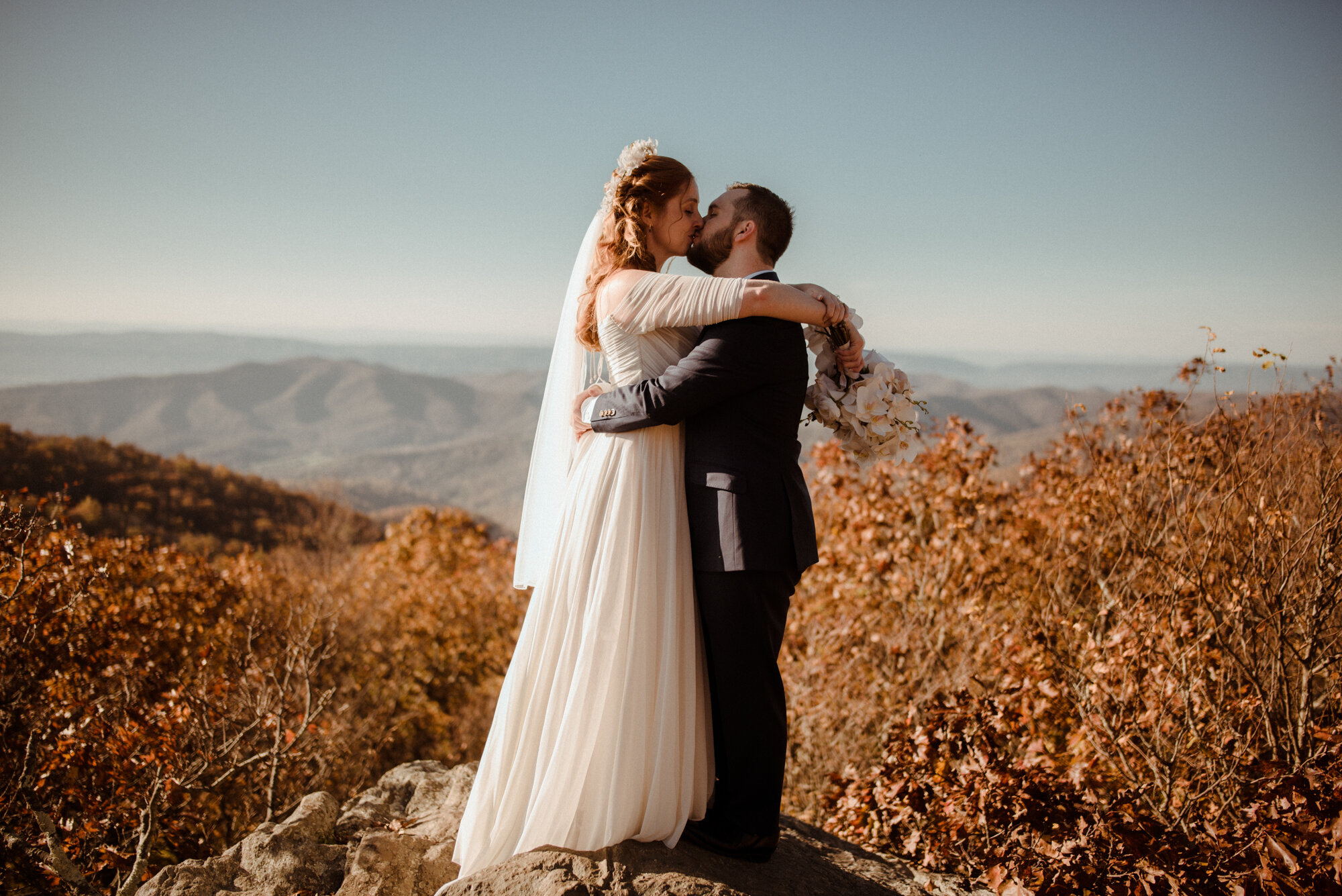 Emily and Ryan - Mountain Top Elopement - Shenandoah National Park - Blue Ridge Mountains Couple Photo Shoot in the Fall - White Sails Creative_18.jpg