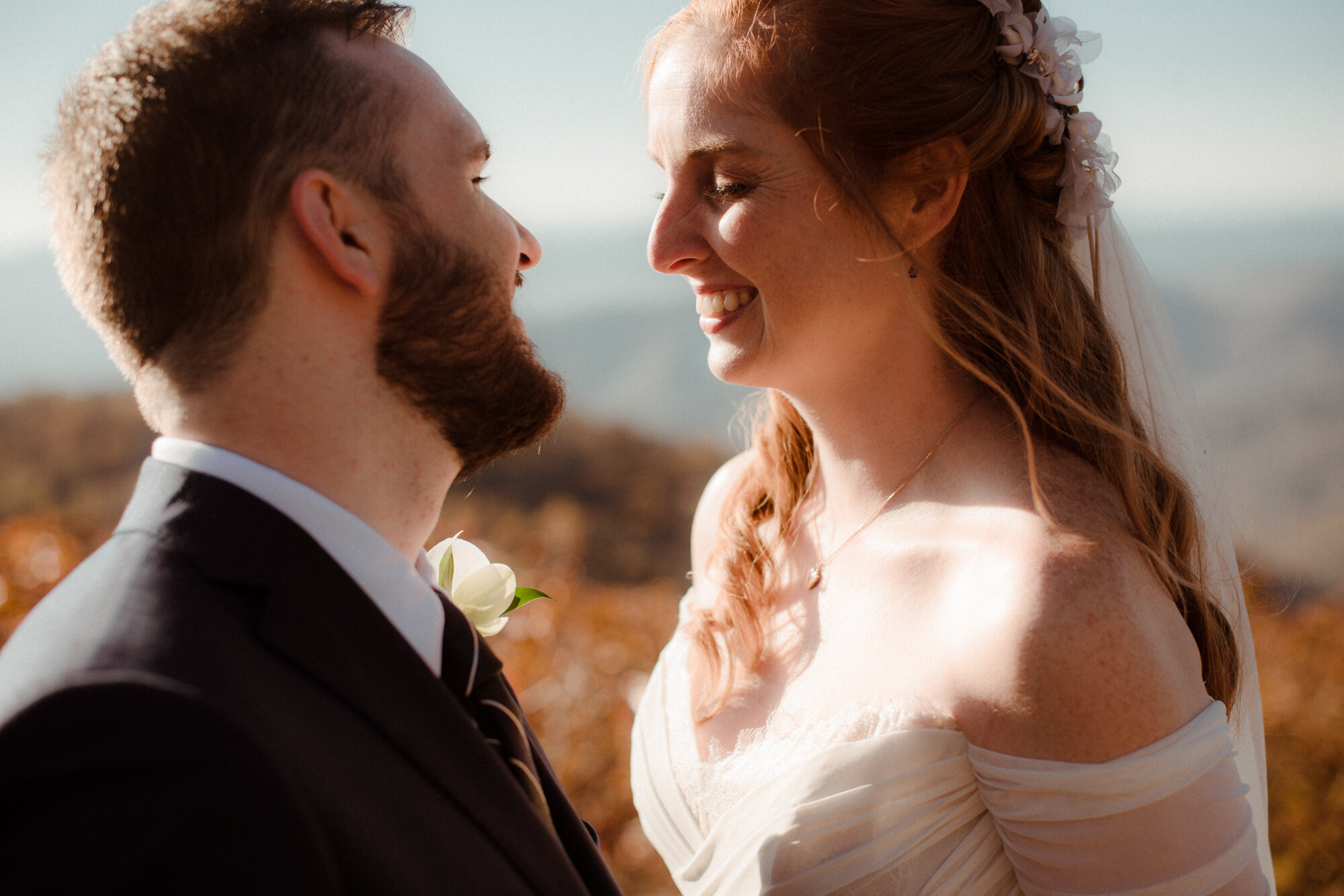 Emily and Ryan - Mountain Top Elopement - Shenandoah National Park - Blue Ridge Mountains Couple Photo Shoot in the Fall - White Sails Creative_20.jpg