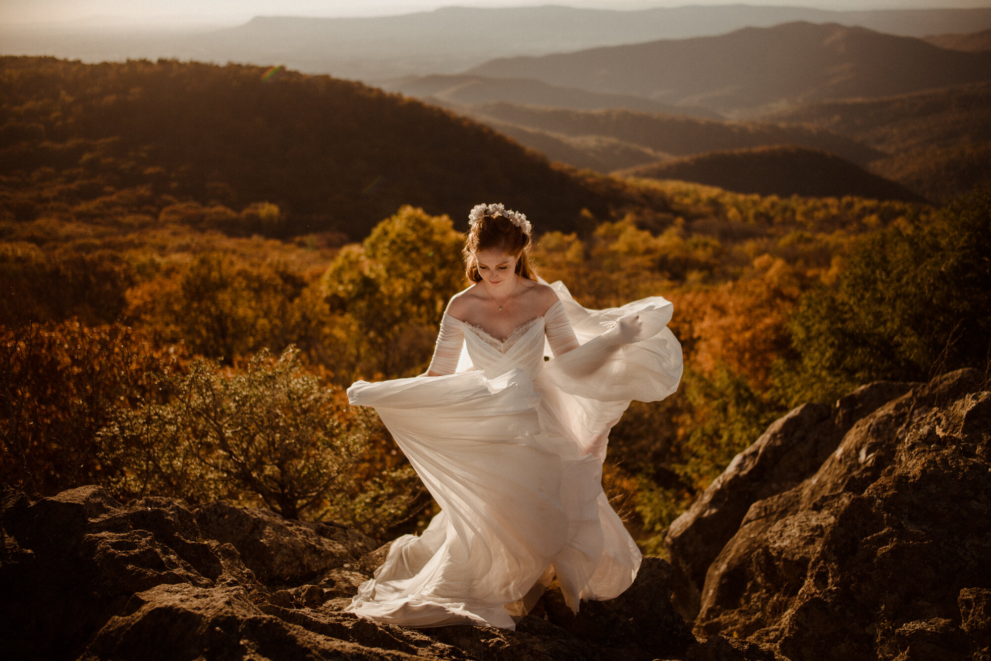 Emily and Ryan - Mountain Top Elopement - Shenandoah National Park - Blue Ridge Mountains Couple Photo Shoot in the Fall - White Sails Creative_44.jpg