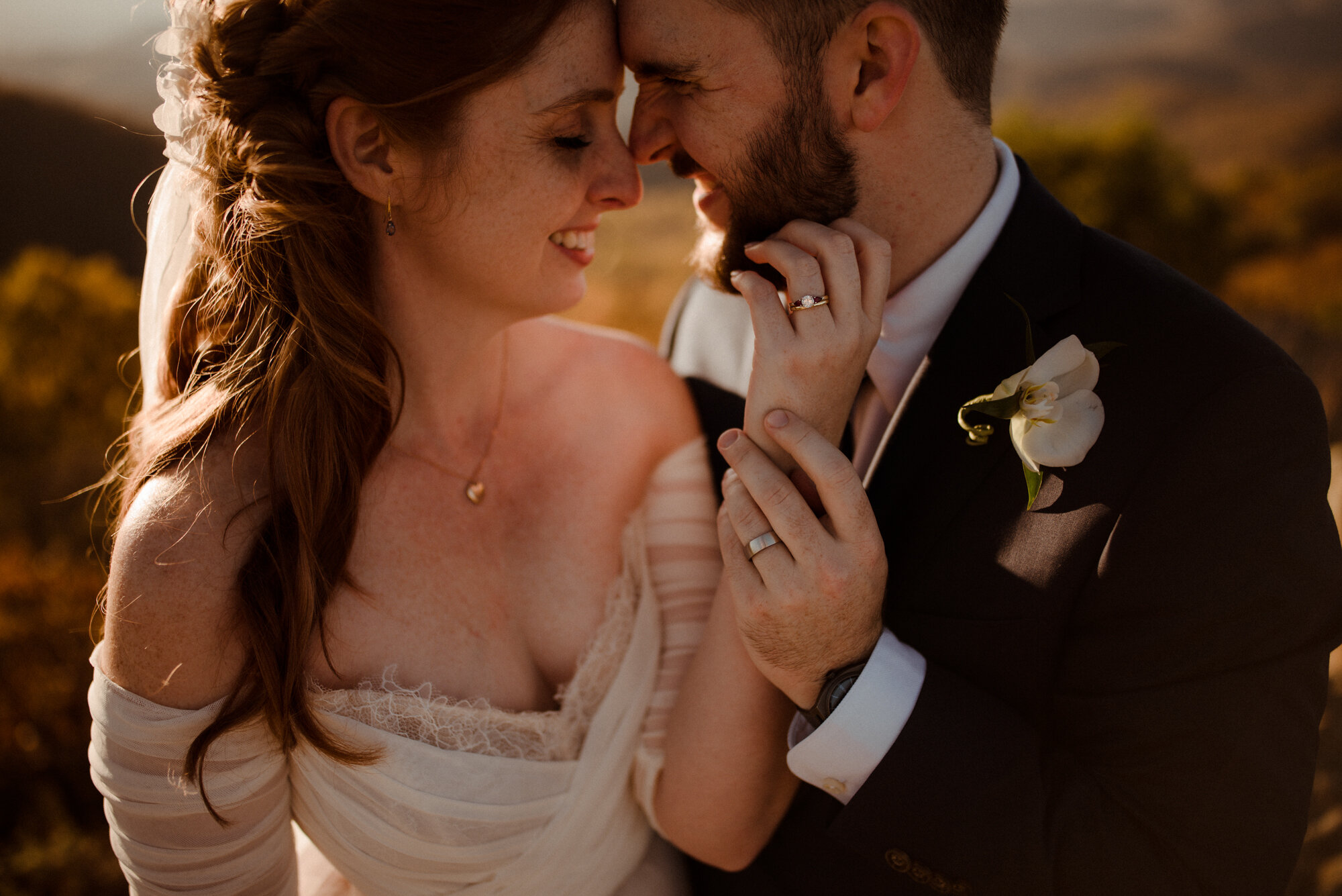 Emily and Ryan - Mountain Top Elopement - Shenandoah National Park - Blue Ridge Mountains Couple Photo Shoot in the Fall - White Sails Creative_48.jpg