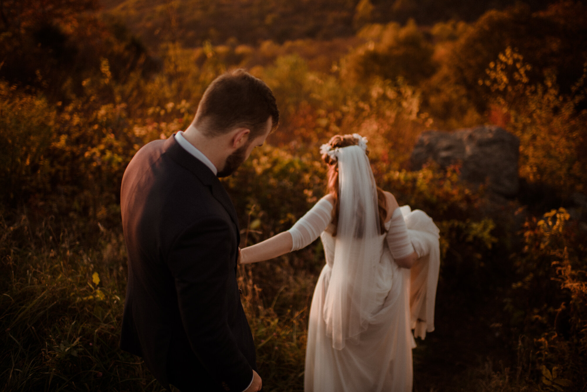 Emily and Ryan - Mountain Top Elopement - Shenandoah National Park - Blue Ridge Mountains Couple Photo Shoot in the Fall - White Sails Creative_62.jpg