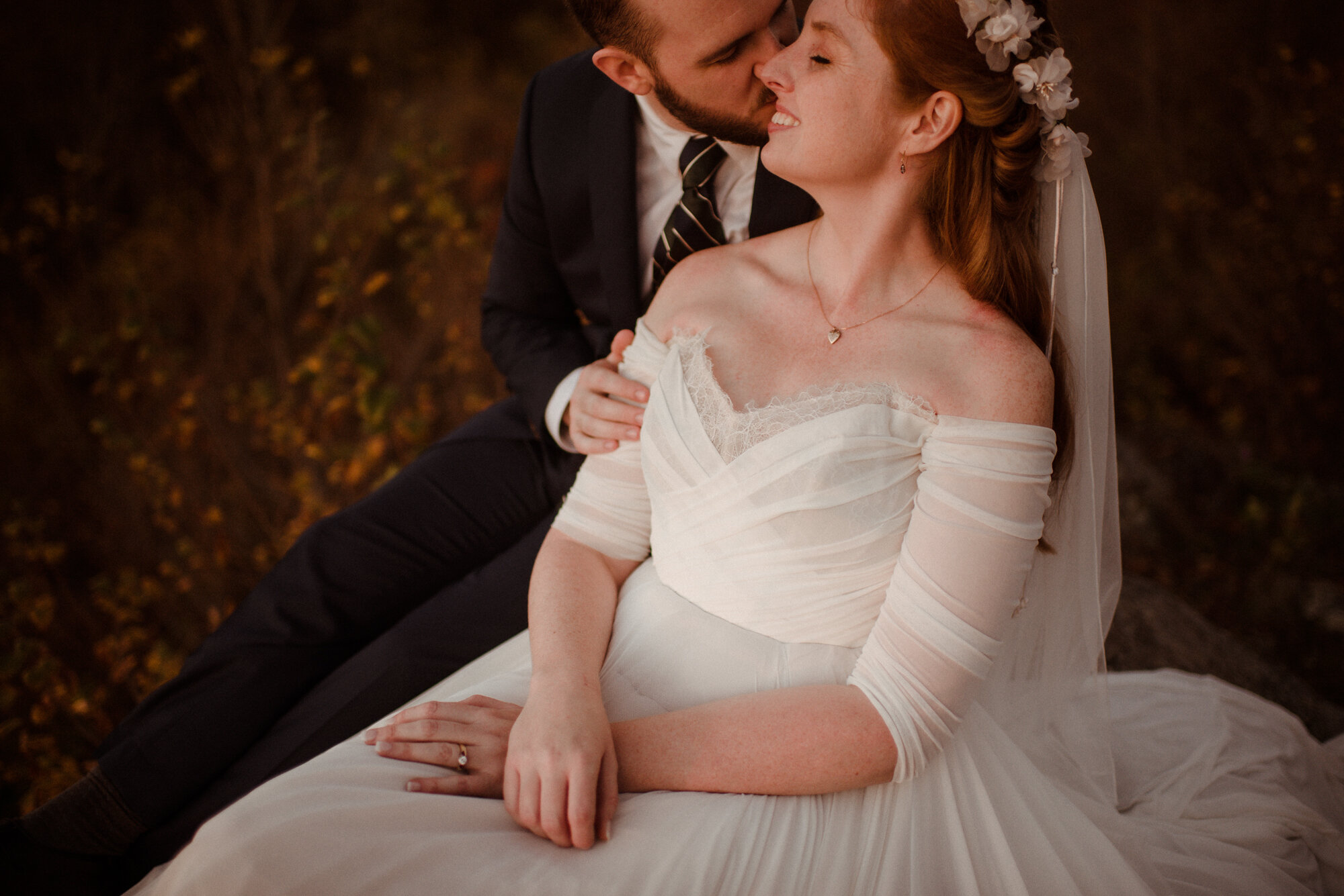 Emily and Ryan - Mountain Top Elopement - Shenandoah National Park - Blue Ridge Mountains Couple Photo Shoot in the Fall - White Sails Creative_75.jpg