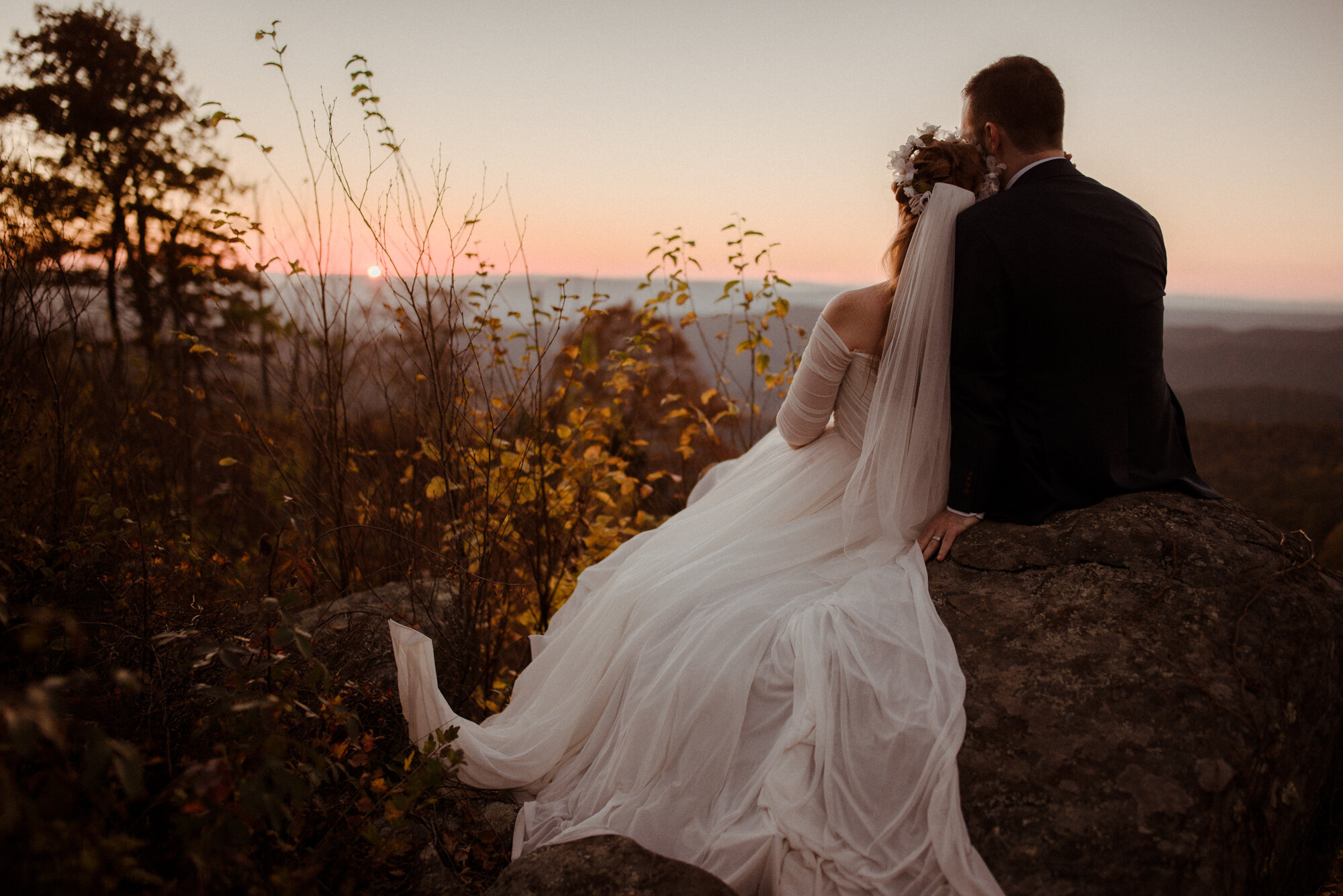 Emily and Ryan - Mountain Top Elopement - Shenandoah National Park - Blue Ridge Mountains Couple Photo Shoot in the Fall - White Sails Creative_76.jpg