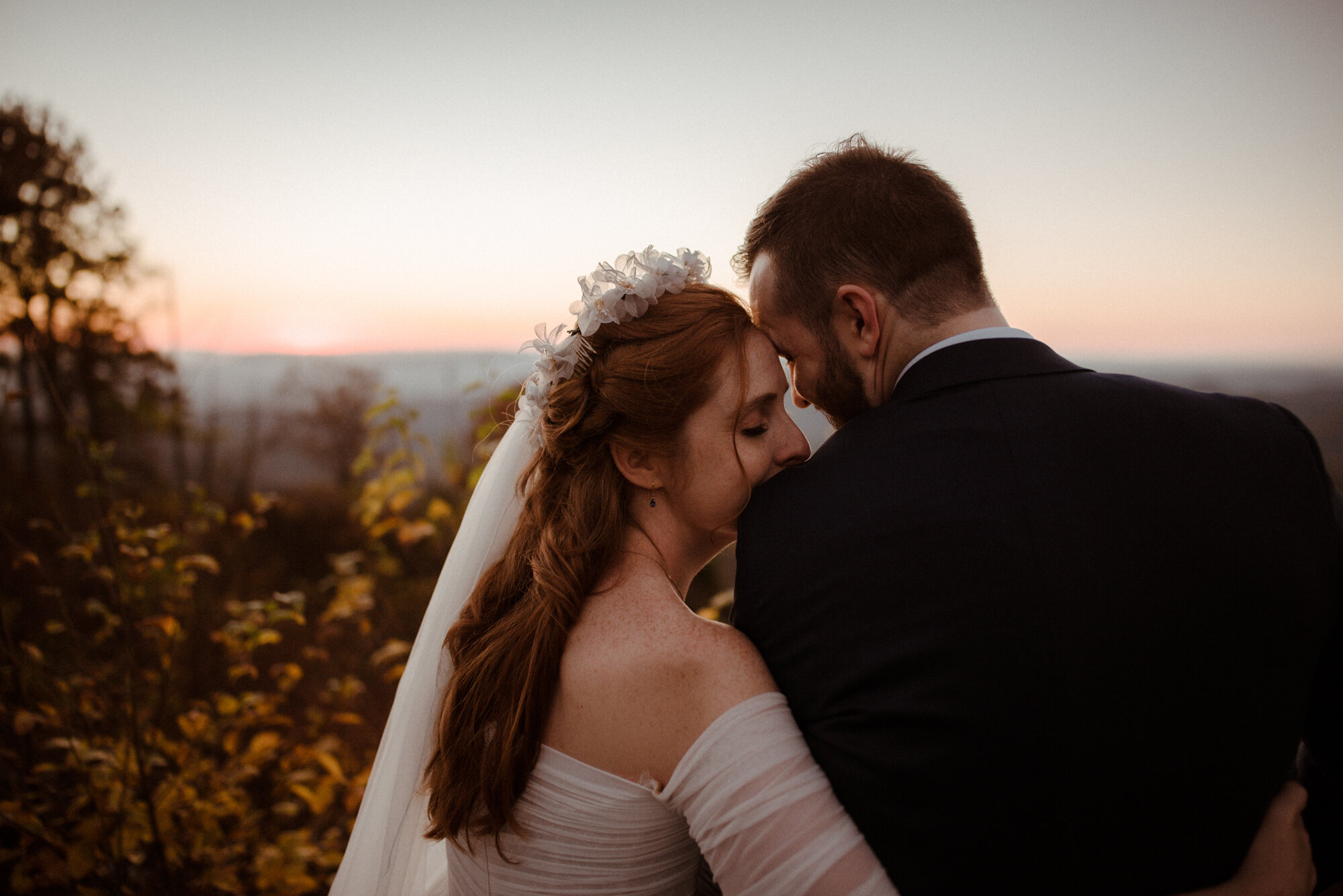 Emily and Ryan - Mountain Top Elopement - Shenandoah National Park - Blue Ridge Mountains Couple Photo Shoot in the Fall - White Sails Creative_79.jpg