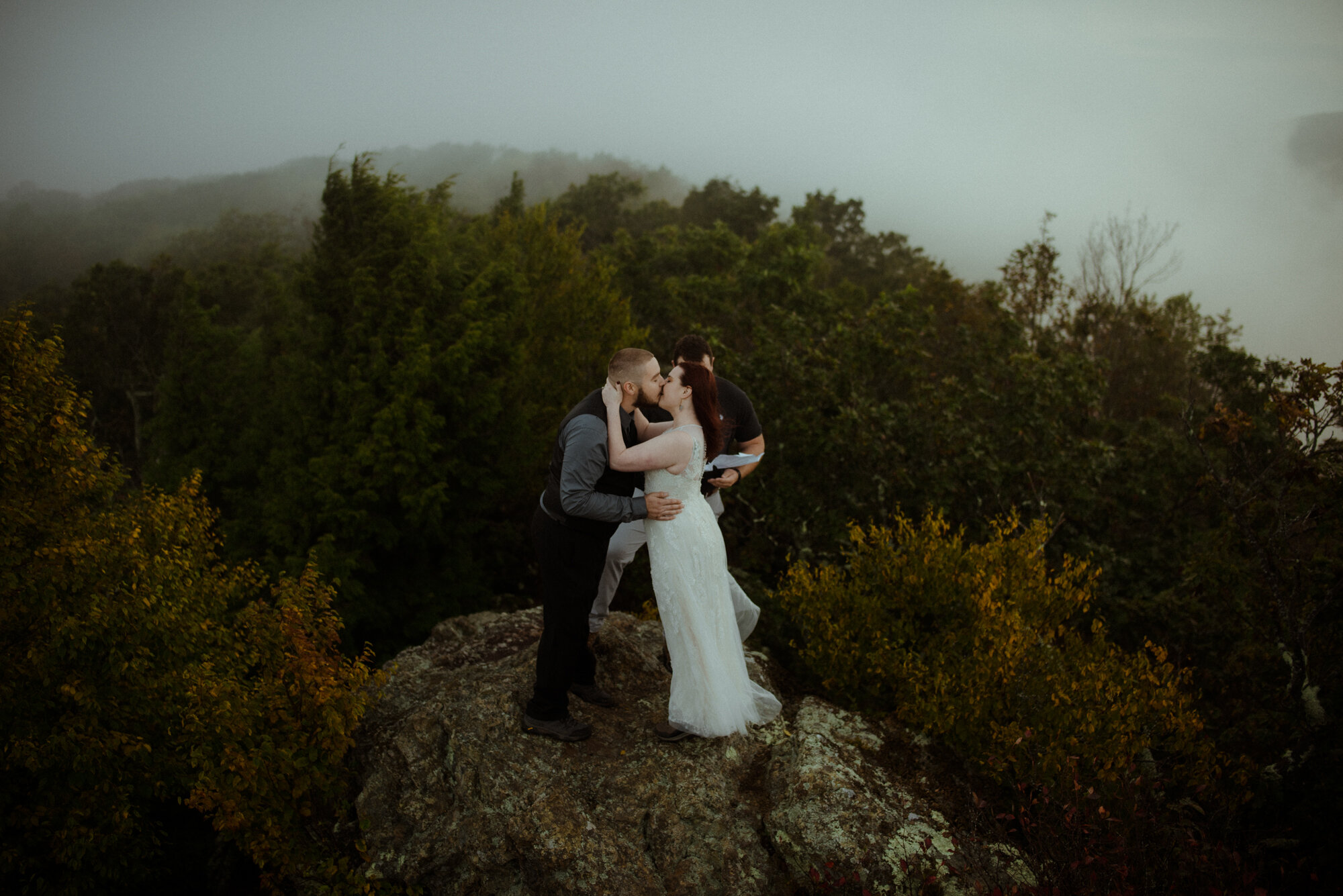 Sunrise hiking elopement - Foggy hiking elopement - virginia waterfall elopement - shenandoah national park elopement - white sails creative_31.jpg