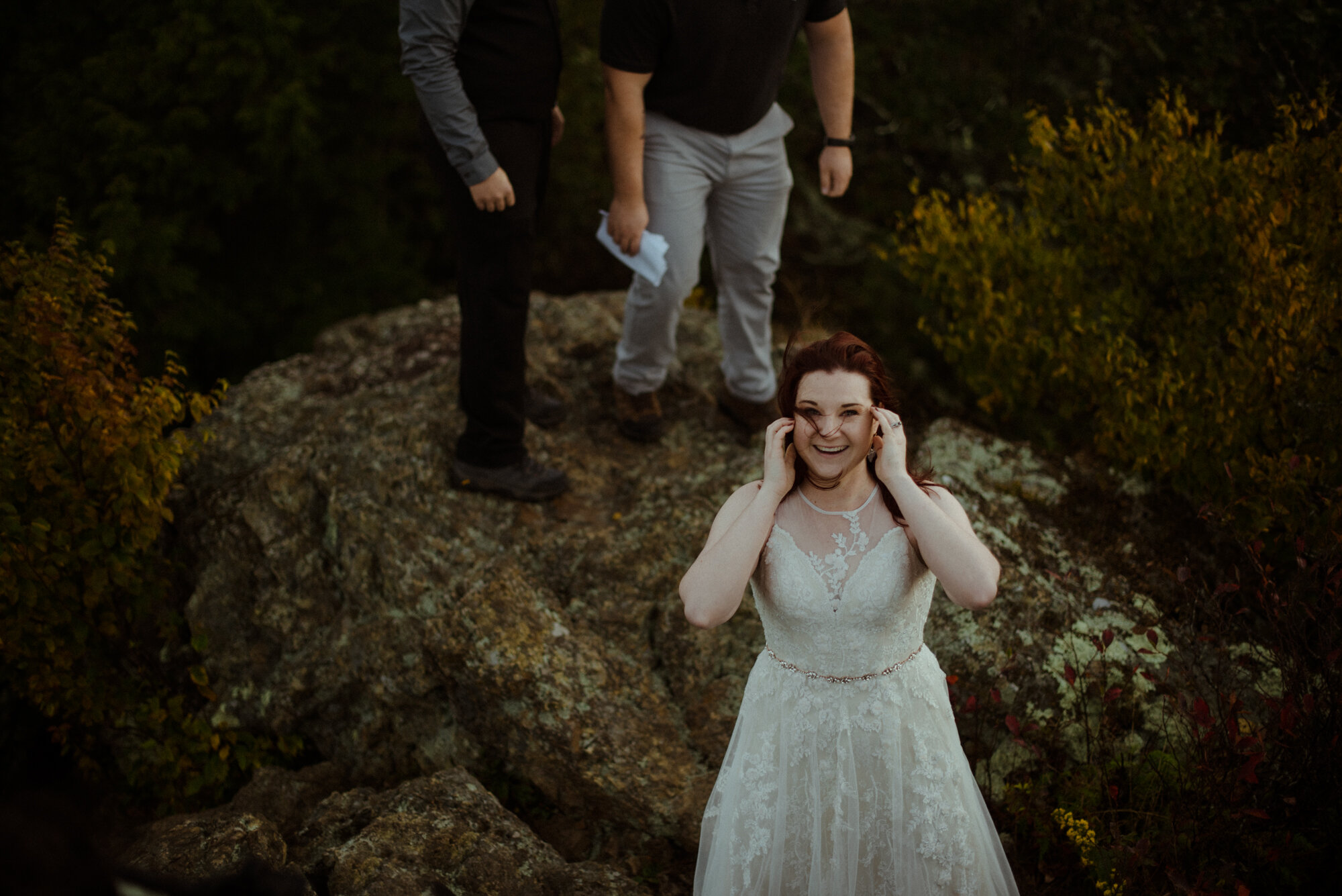 Sunrise hiking elopement - Foggy hiking elopement - virginia waterfall elopement - shenandoah national park elopement - white sails creative_33.jpg