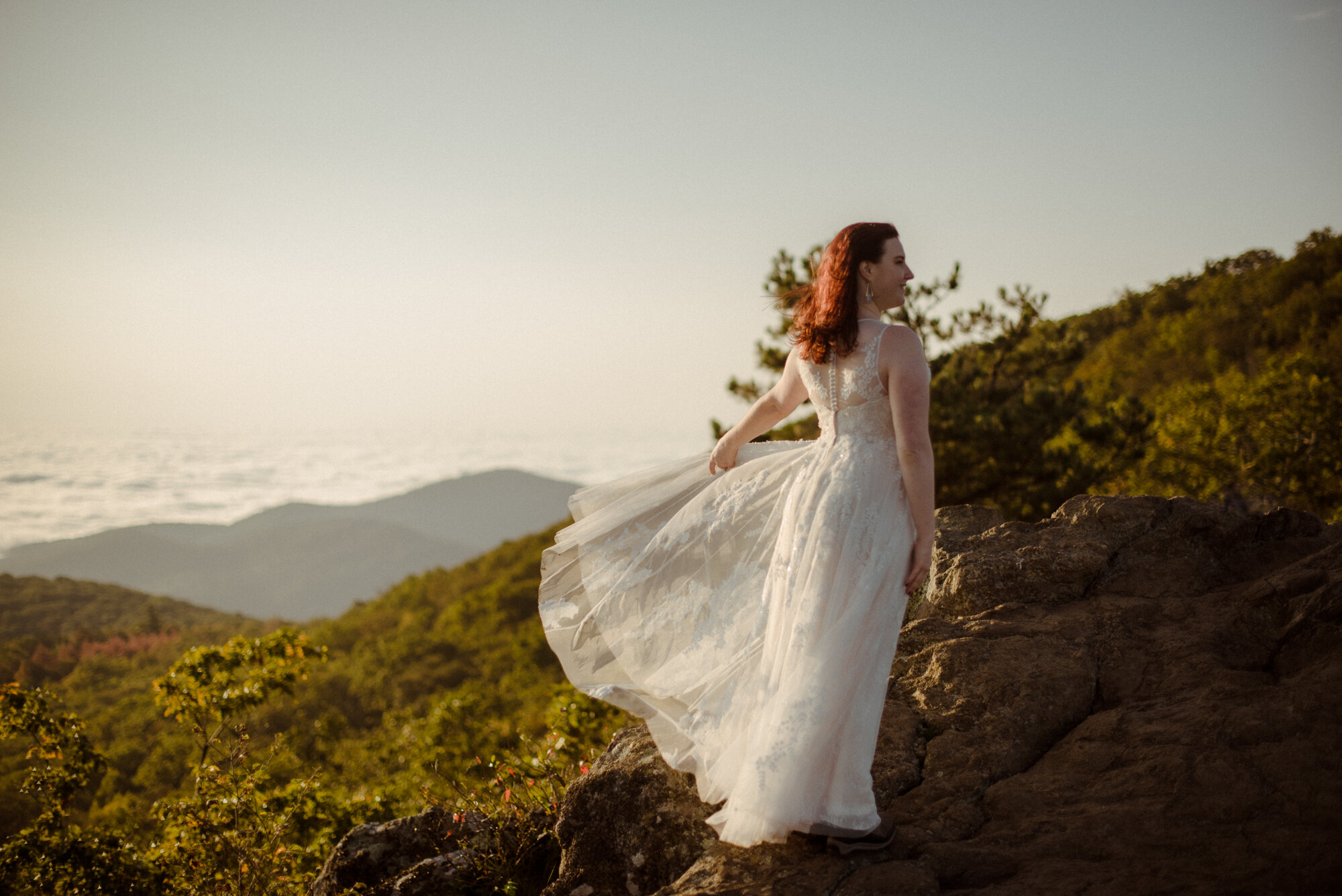 Sunrise hiking elopement - Foggy hiking elopement - virginia waterfall elopement - shenandoah national park elopement - white sails creative_74.jpg