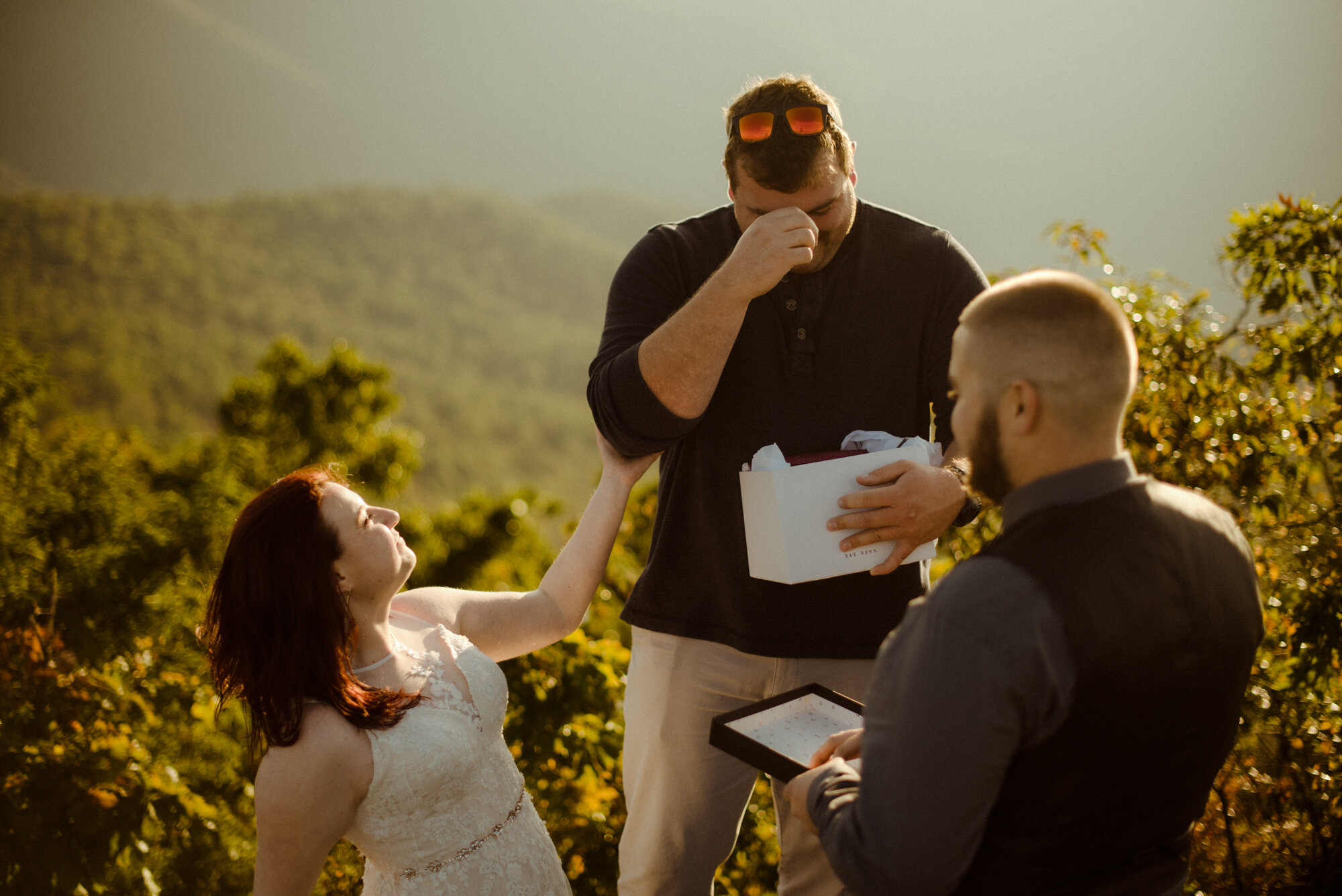 Sunrise hiking elopement - Foggy hiking elopement - virginia waterfall elopement - shenandoah national park elopement - white sails creative_78.jpg