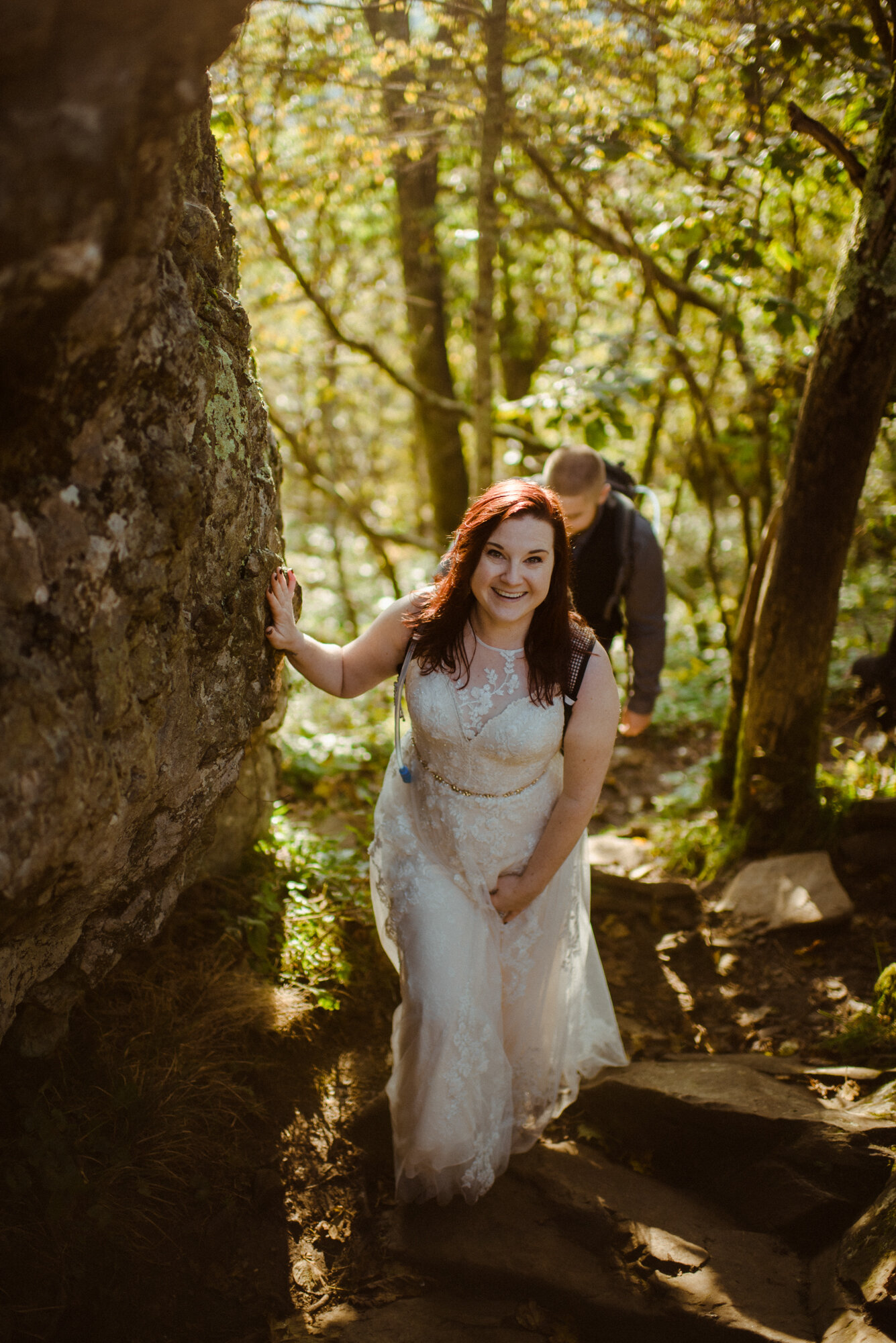 Sunrise hiking elopement - Foggy hiking elopement - virginia waterfall elopement - shenandoah national park elopement - white sails creative_82.jpg