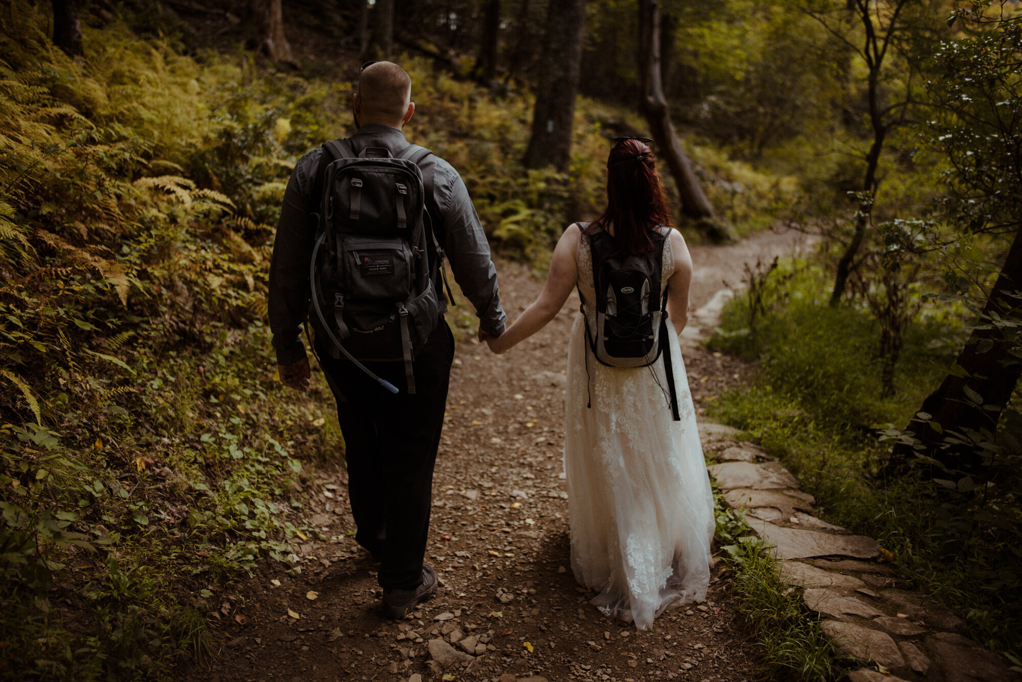 Sunrise hiking elopement - Foggy hiking elopement - virginia waterfall elopement - shenandoah national park elopement - white sails creative_102.jpg