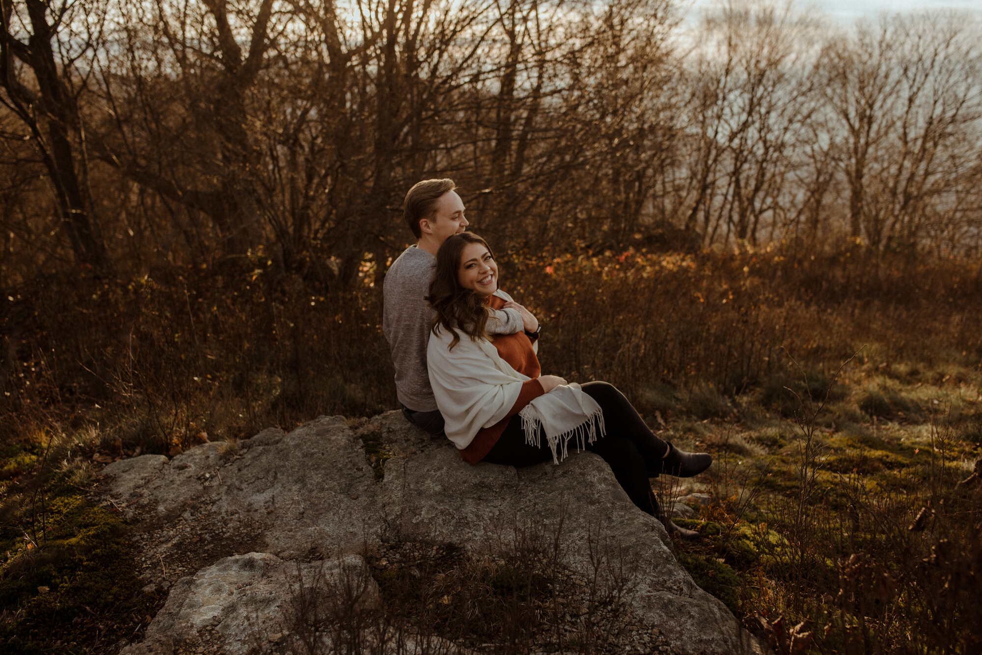 Autumn Engagement Session in Shenandoah National Park - Skyline Drive Couples Photo Shoot - Blue Ridge Parkway Picnic Engagement Session - White Sails Creative_1.jpg