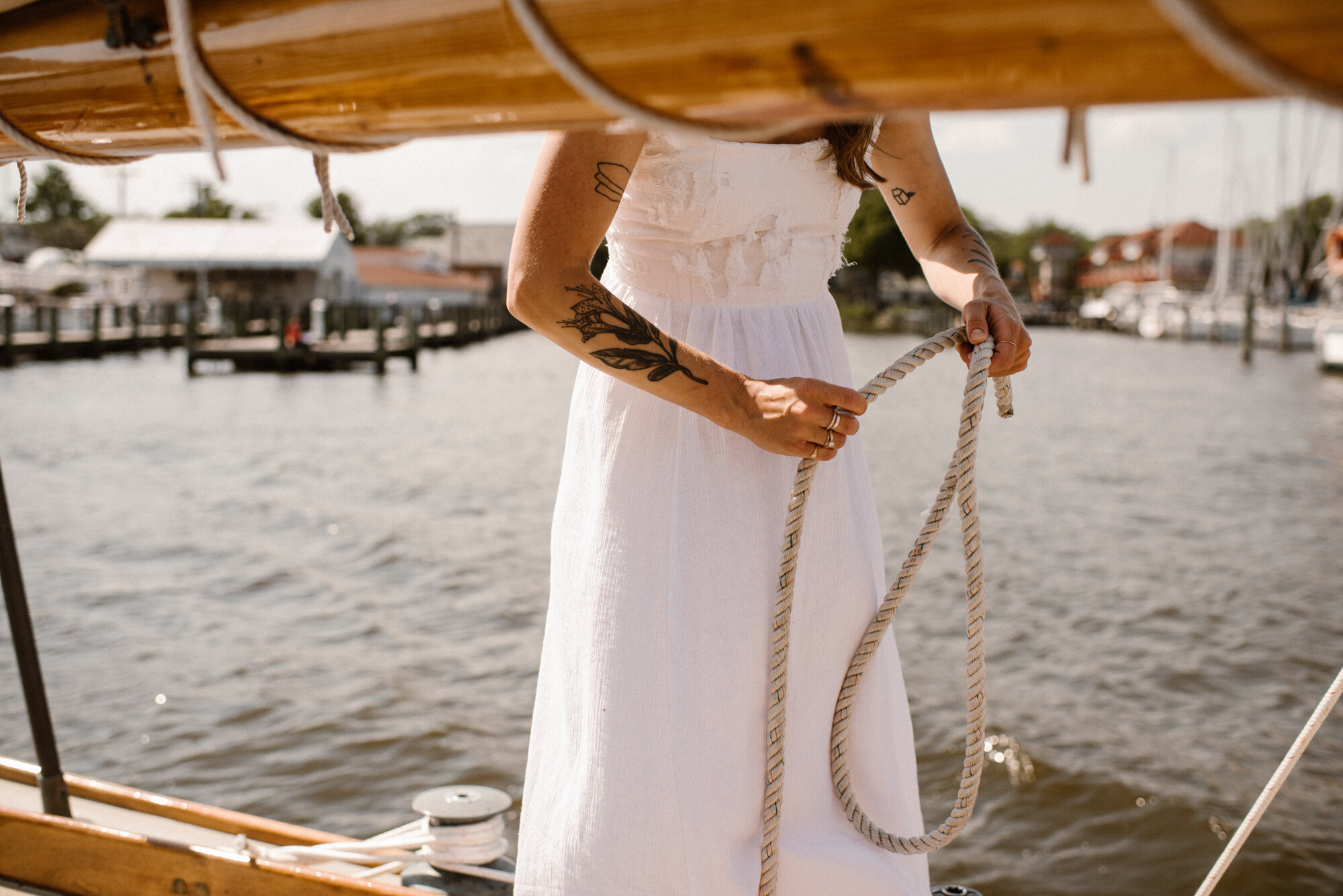 Sailboat Wedding in Annapolis Maryland - Sailboat Elopement - Maryland Adventure Elopement - White Sails Creative_10.jpg