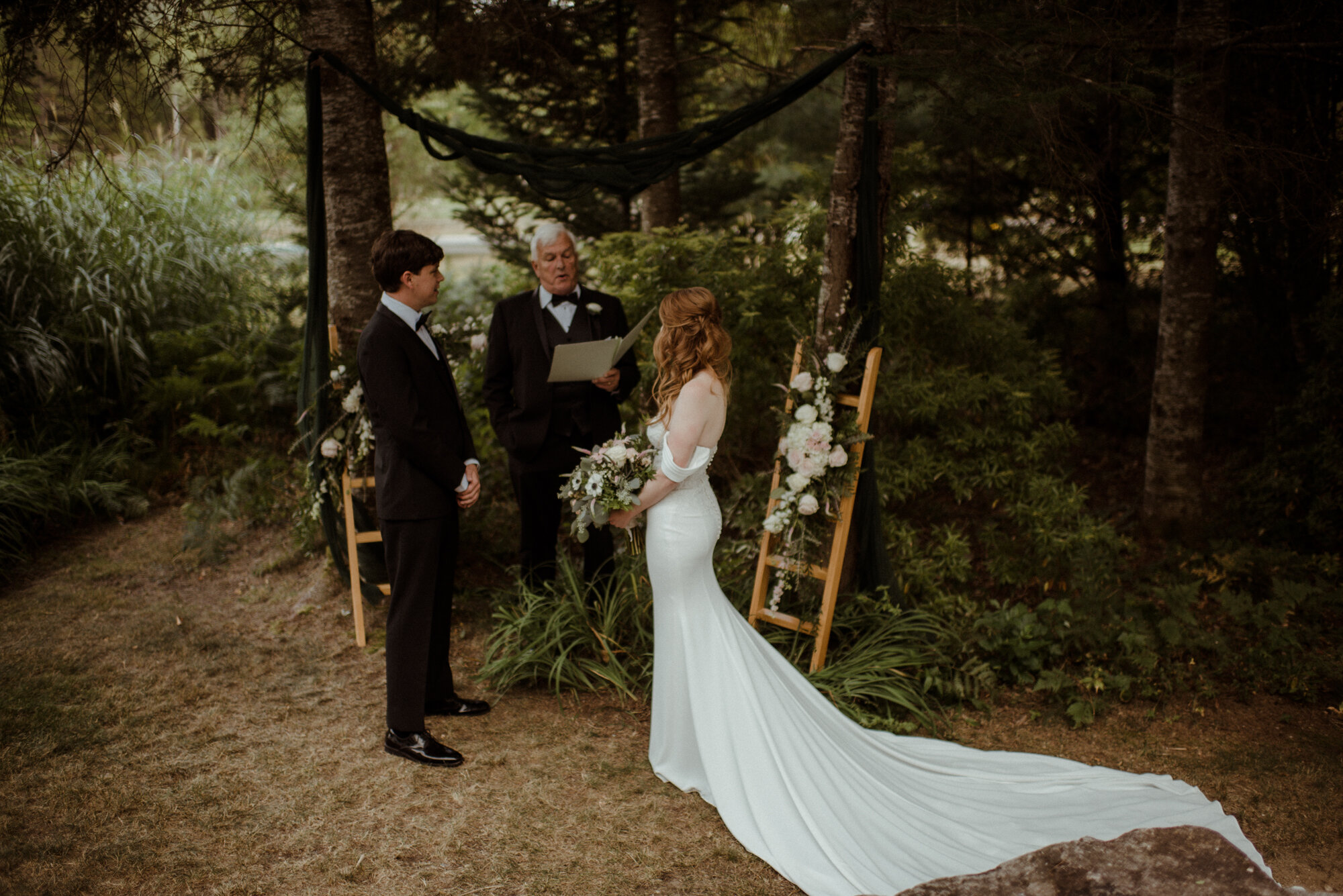 Autumn Elopement in New Hampshire - Backyard Wedding during COVID and Sunrise Hike in Wedding Dress - White Sails Creative_50.jpg