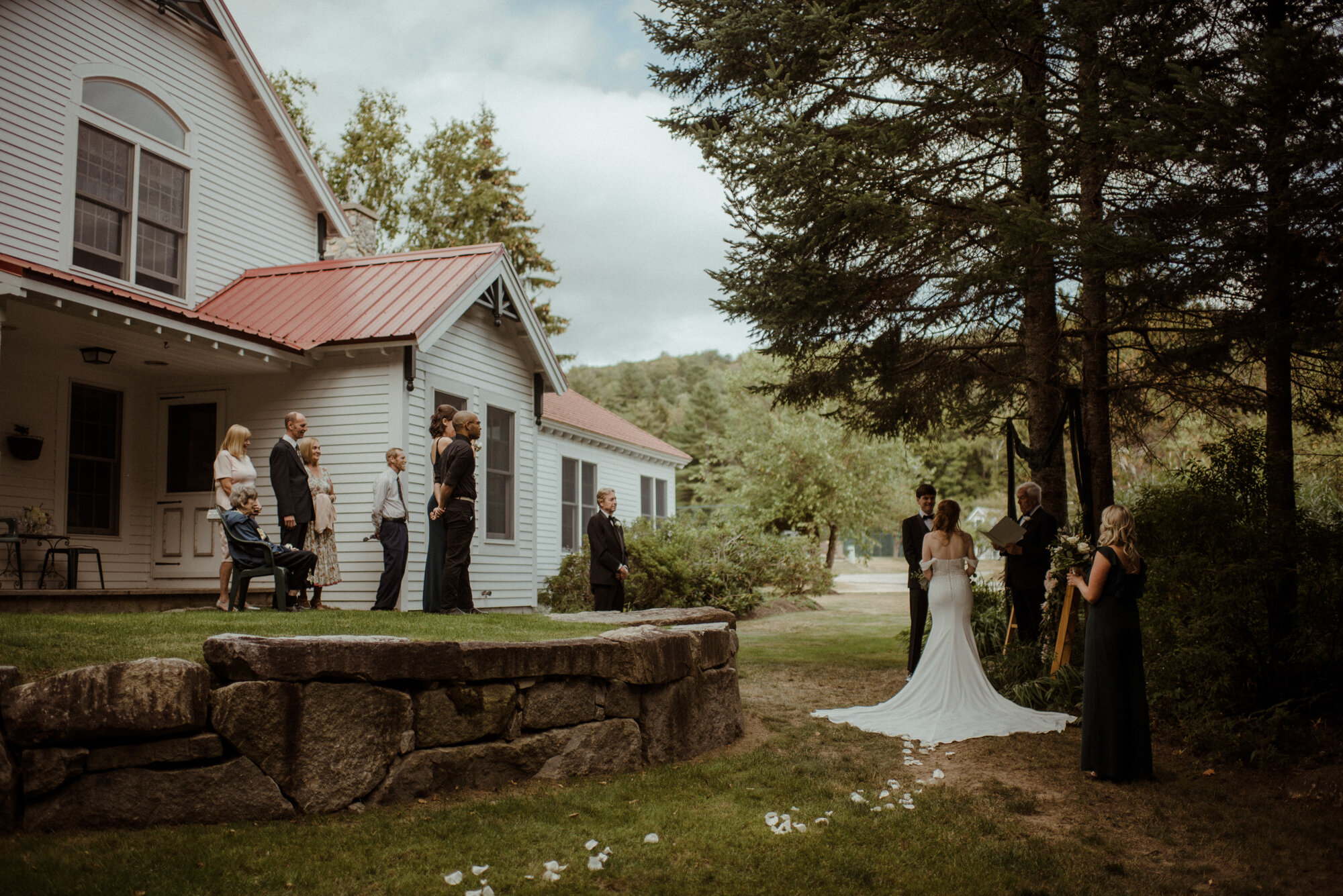 Autumn Elopement in New Hampshire - Backyard Wedding during COVID and Sunrise Hike in Wedding Dress - White Sails Creative_53.jpg
