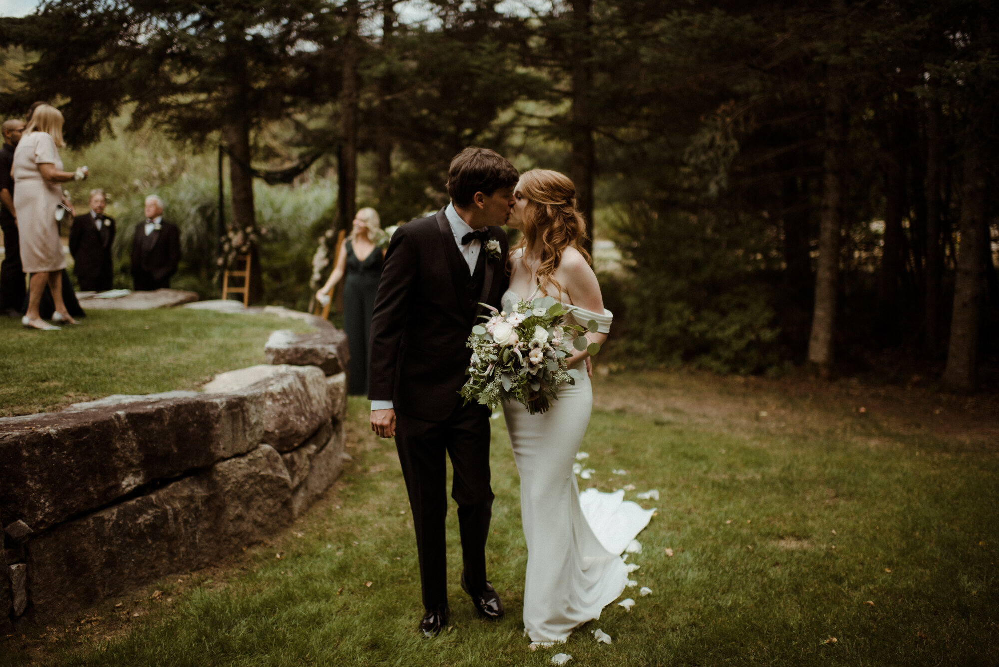 Autumn Elopement in New Hampshire - Backyard Wedding during COVID and Sunrise Hike in Wedding Dress - White Sails Creative_62.jpg