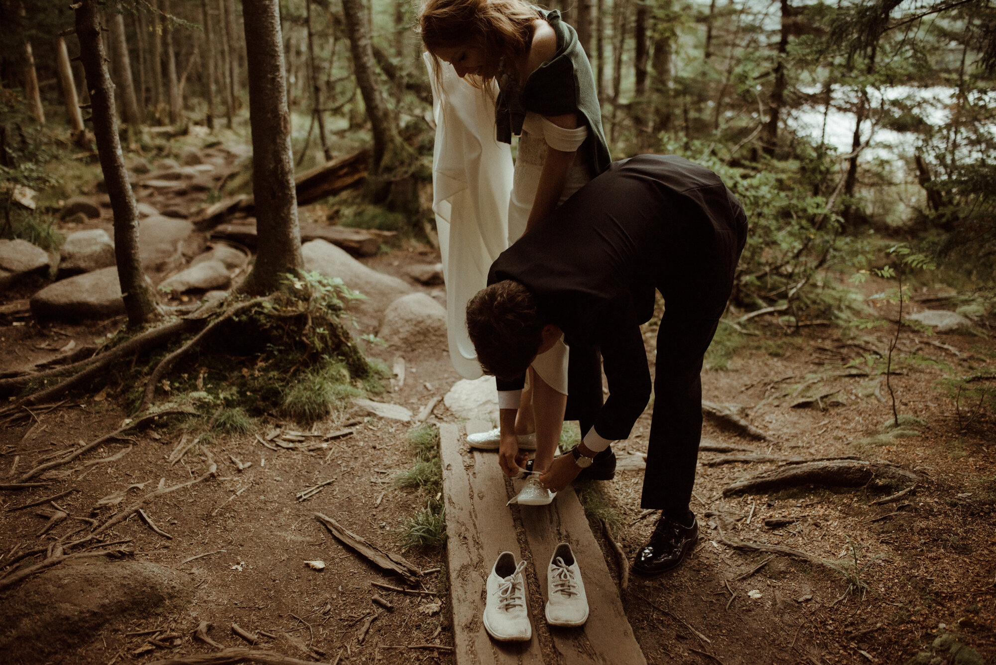 Autumn Elopement in New Hampshire - Backyard Wedding during COVID and Sunrise Hike in Wedding Dress - White Sails Creative_124.jpg