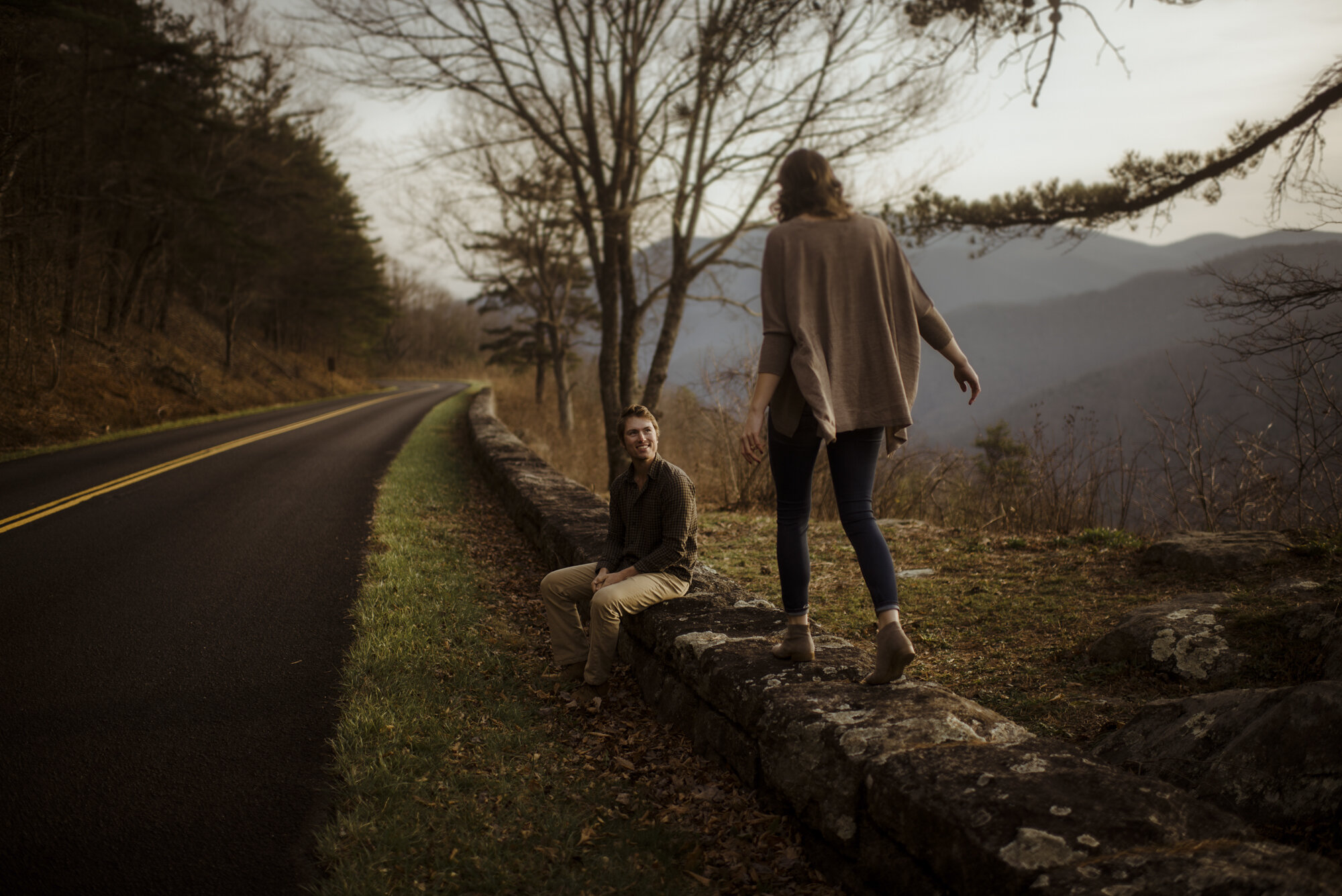 Blue Ridge Parkway Engagement Session - Sunset Engagement Session Inspiration in Blue Ridge Mountains - White Sails Creative_13.jpg