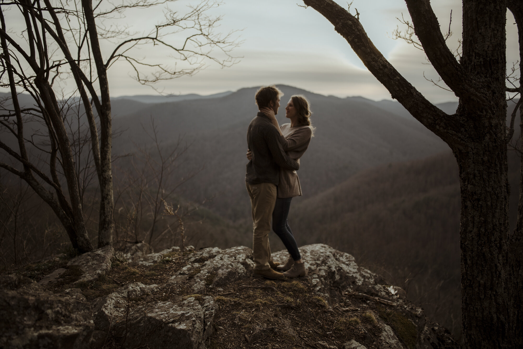 Blue Ridge Parkway Engagement Session - Sunset Engagement Session Inspiration in Blue Ridge Mountains - White Sails Creative_15.jpg