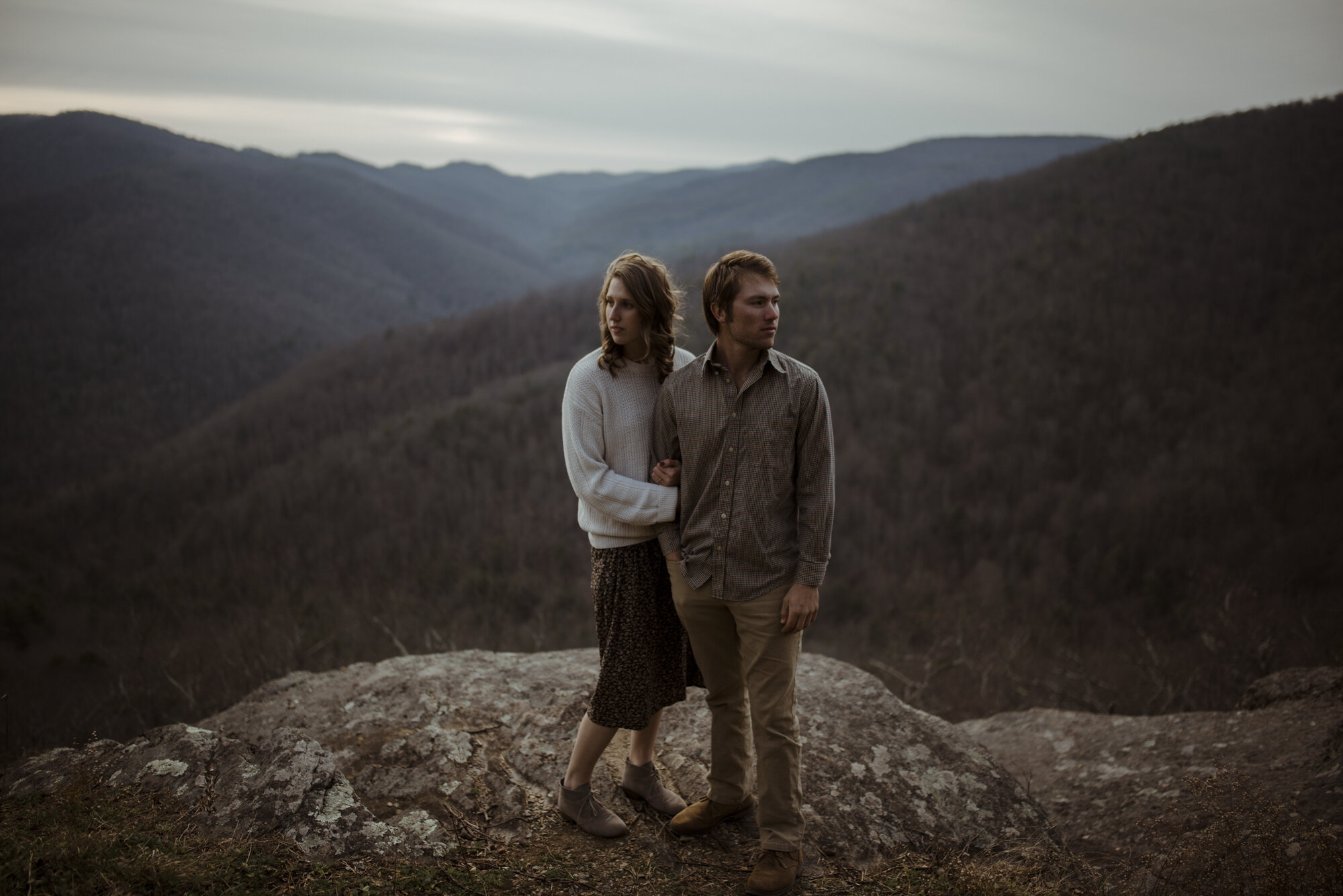 Blue Ridge Parkway Engagement Session - Sunset Engagement Session Inspiration in Blue Ridge Mountains - White Sails Creative_25.jpg