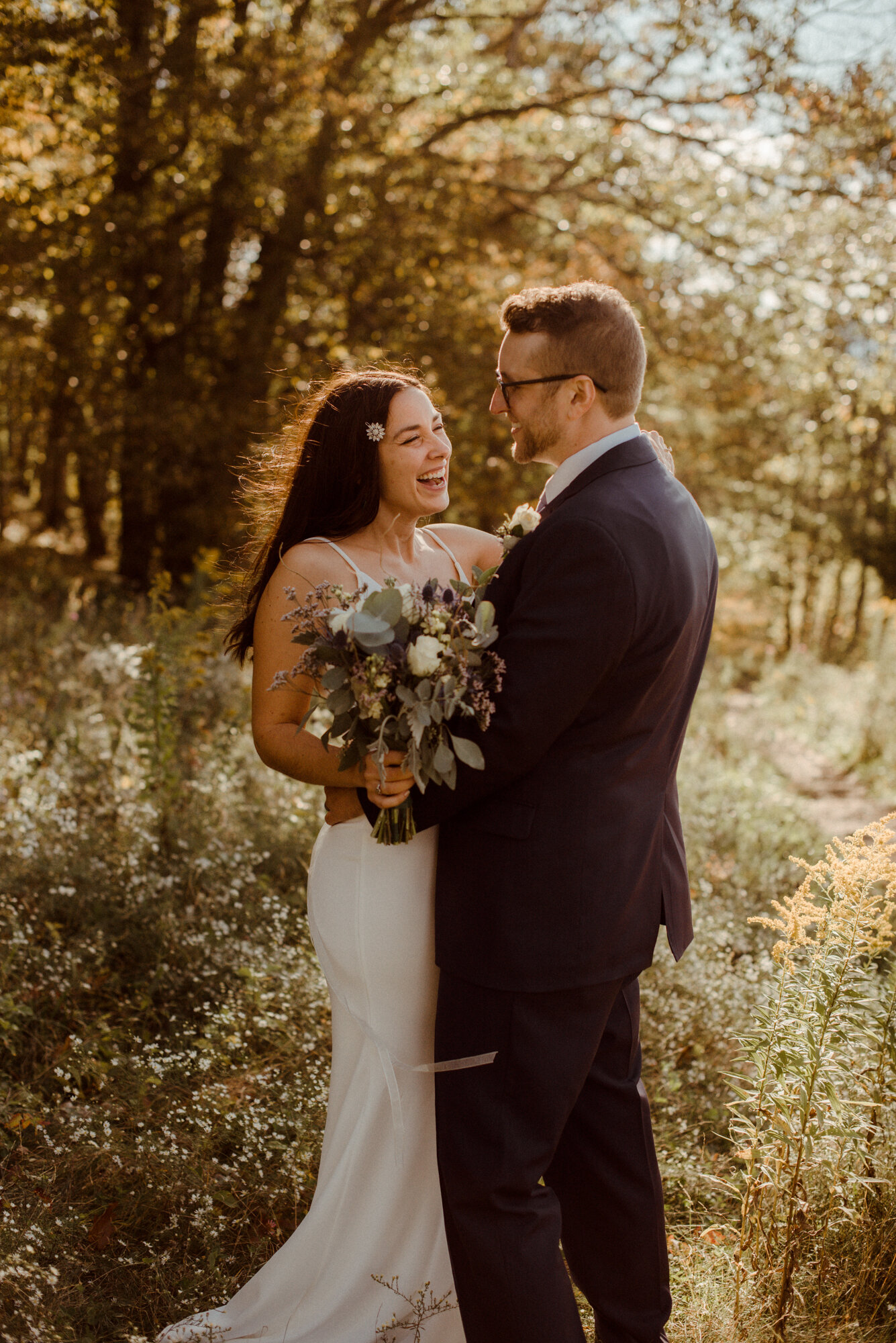 Shenandoah National Park Campsite Wedding - Skyline Drive Fall Elopement - White Sails Creative_37.jpg