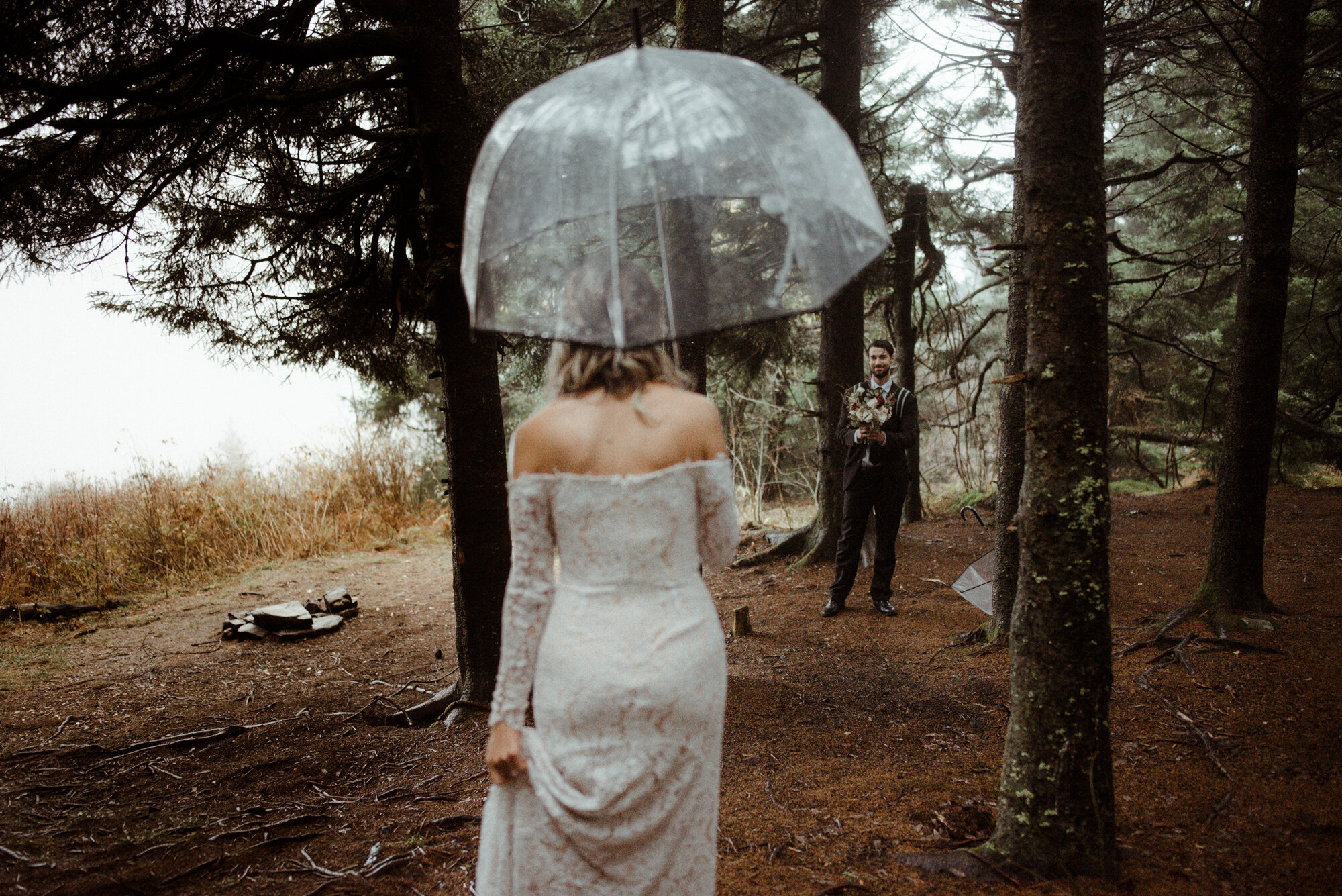 Blue Ridge Parkway Rainy Day Elopement - Shenandoah National Park Wedding - White Sails Creative_29.jpg