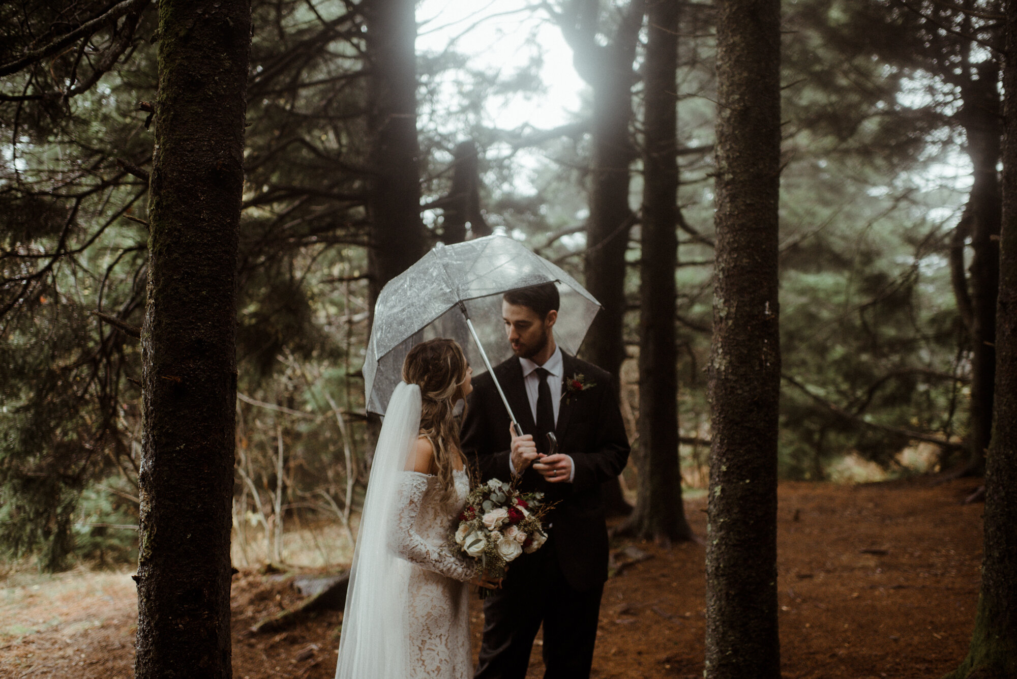 Blue Ridge Parkway Rainy Day Elopement - Shenandoah National Park Wedding - White Sails Creative_46.jpg