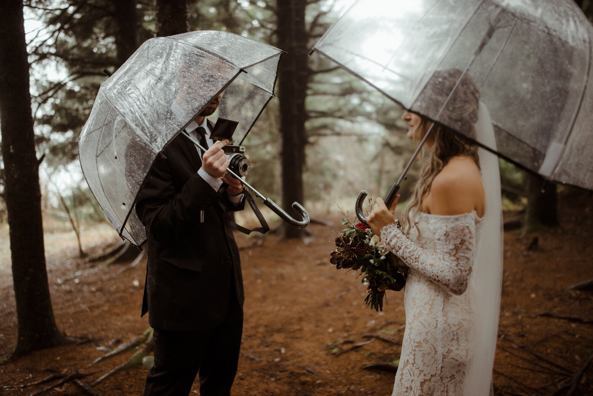 Blue Ridge Parkway Rainy Day Elopement - Shenandoah National Park Wedding - White Sails Creative_48.jpg