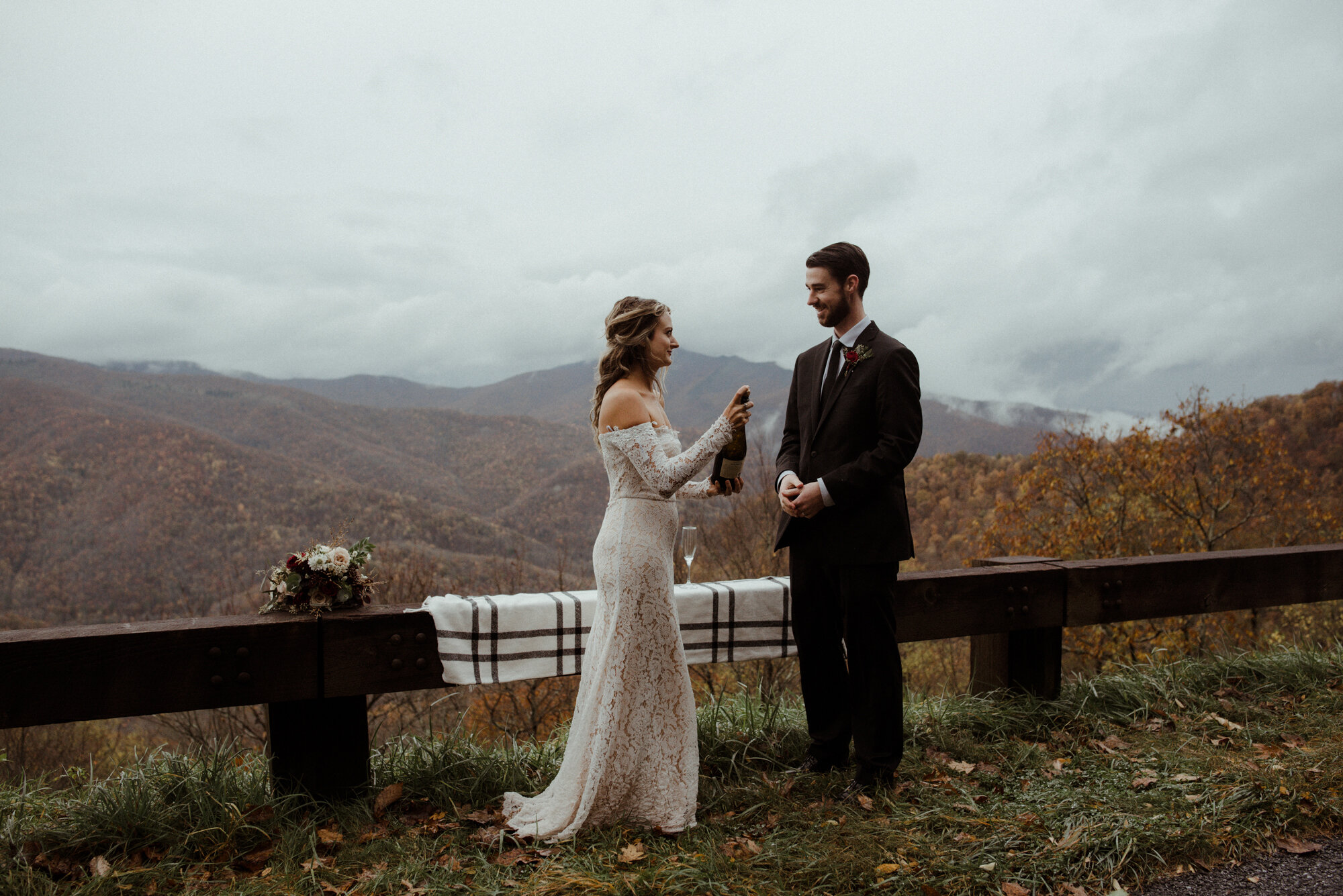 Blue Ridge Parkway Rainy Day Elopement - Shenandoah National Park Wedding - White Sails Creative_76.jpg