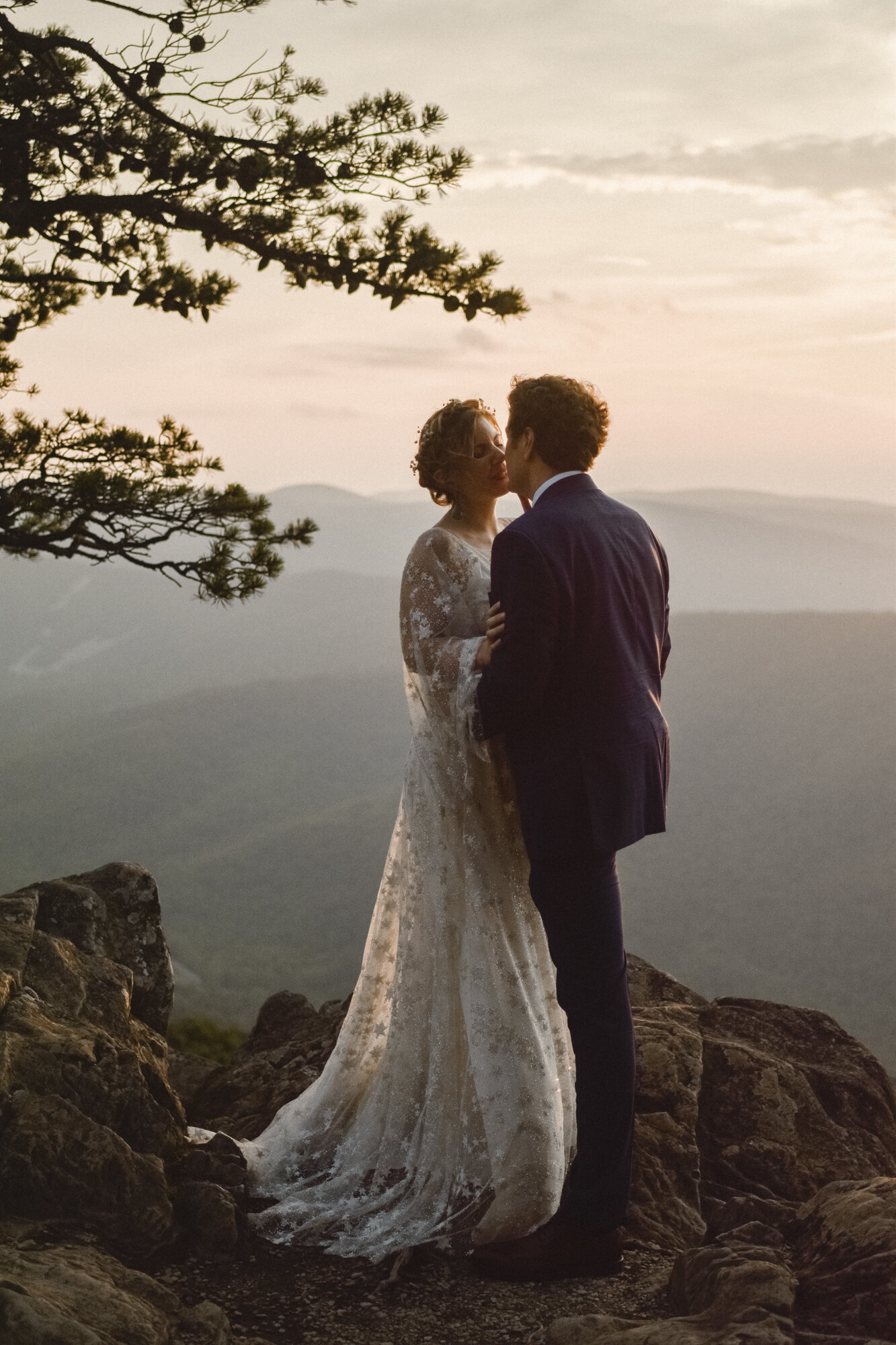 Swannanoa Elopement - Blue Ridge Parkway Wedding - Sunset Elopment on the Blue Ridge Parkway_73.jpg