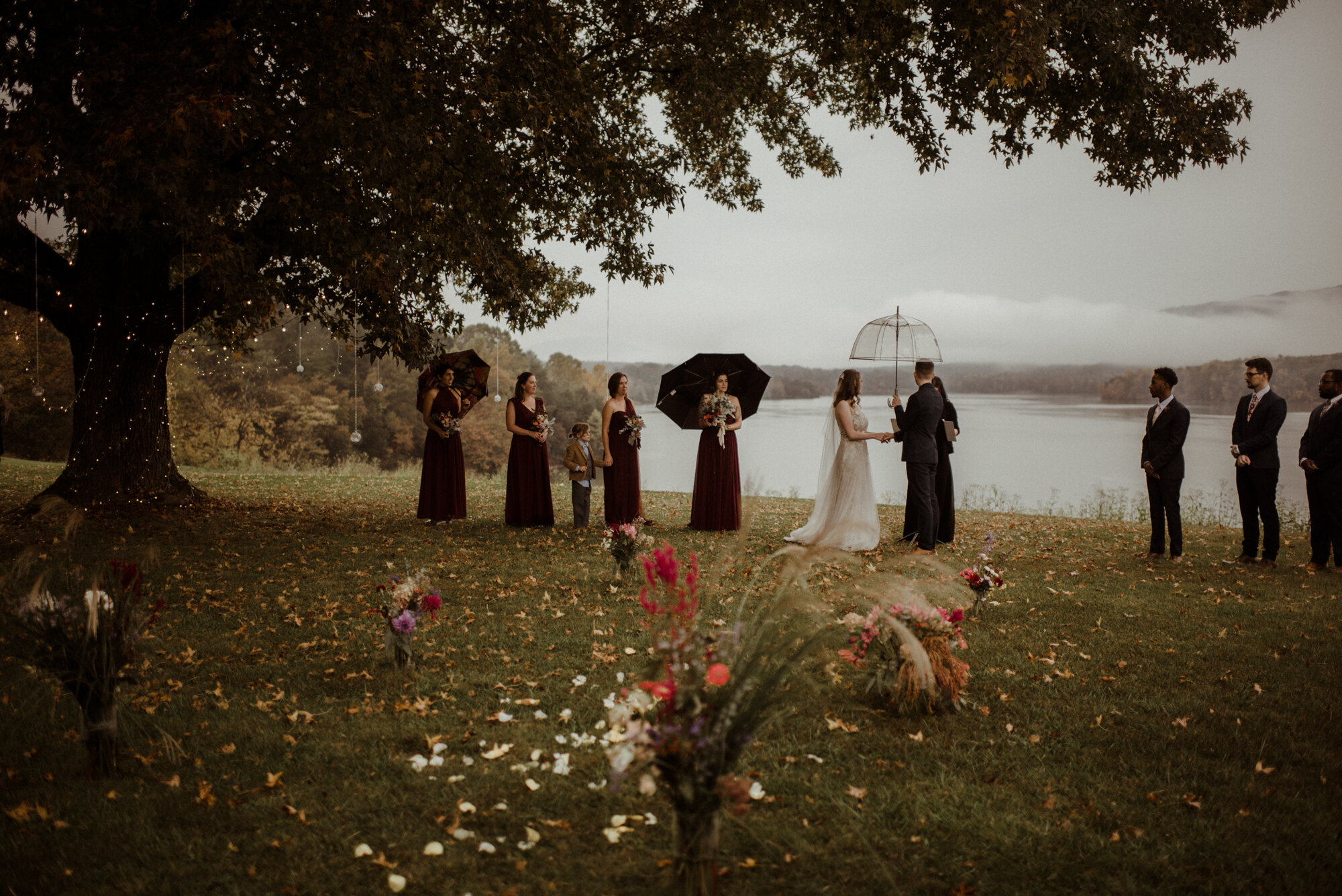 Sarah and Peyton - Rainy Autumn Wedding - Small Virginia Wedding - White Sails Creative Photography_17.jpg