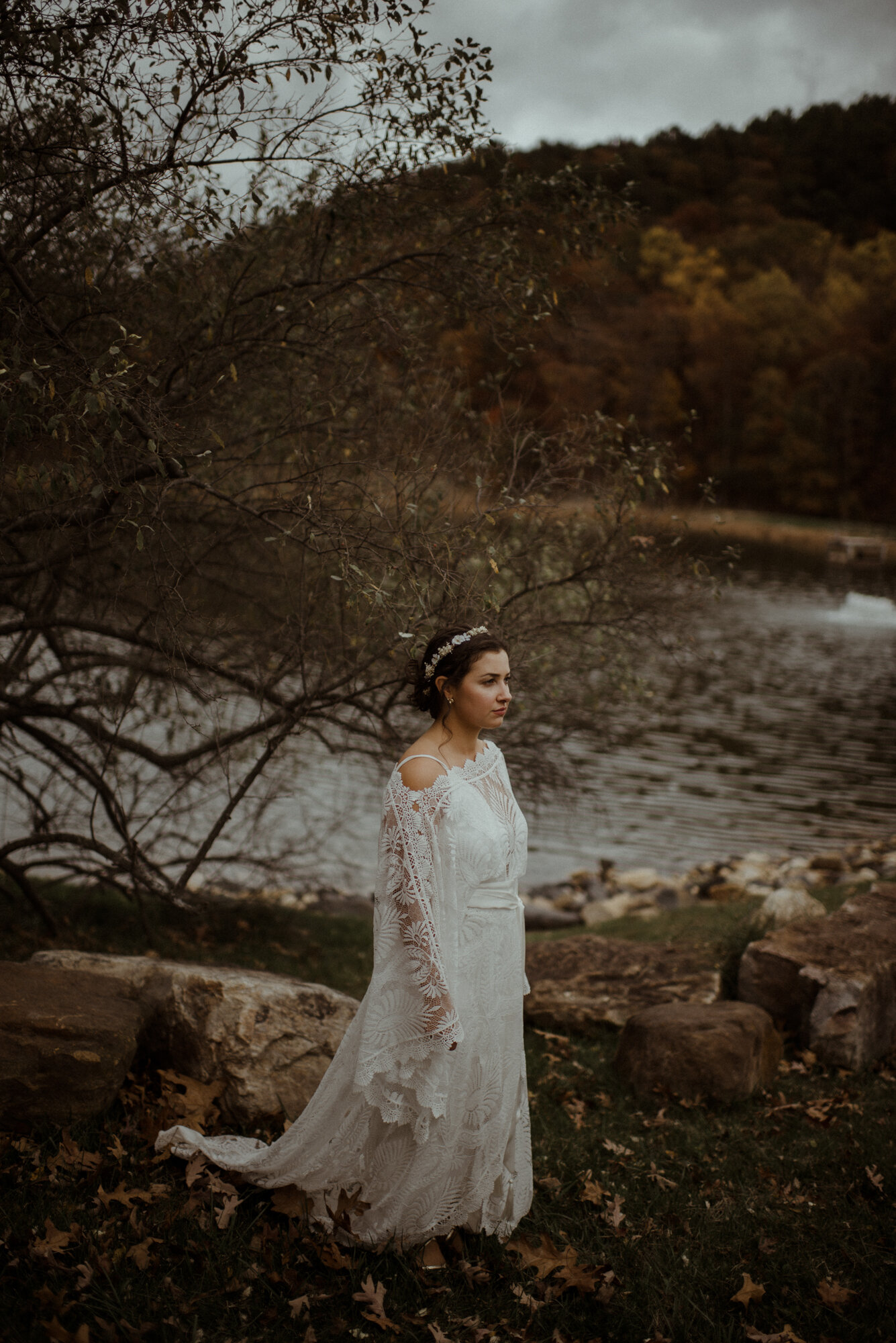 Antonia and Joey - Rainy Autumn Wedding - Small Virginia Wedding - White Sails Creative Photography_29.jpg