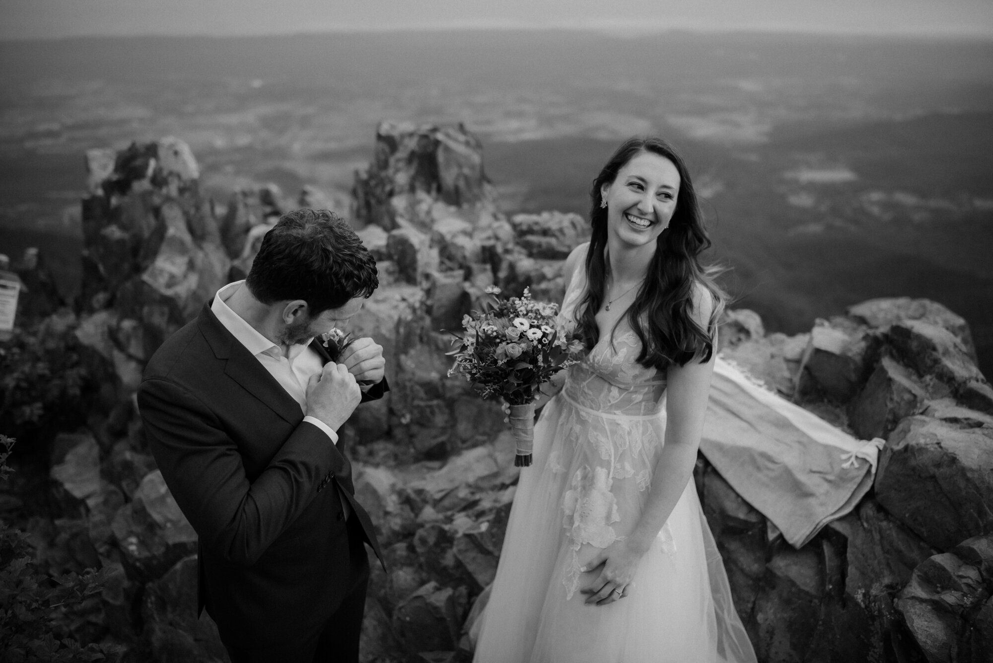 Shenandoah National Park Elopement - Skyline Drive Sunrise Photoshoot - Summer Mountain Elopement Inspiration - White Sails Creative Photography_9.jpg