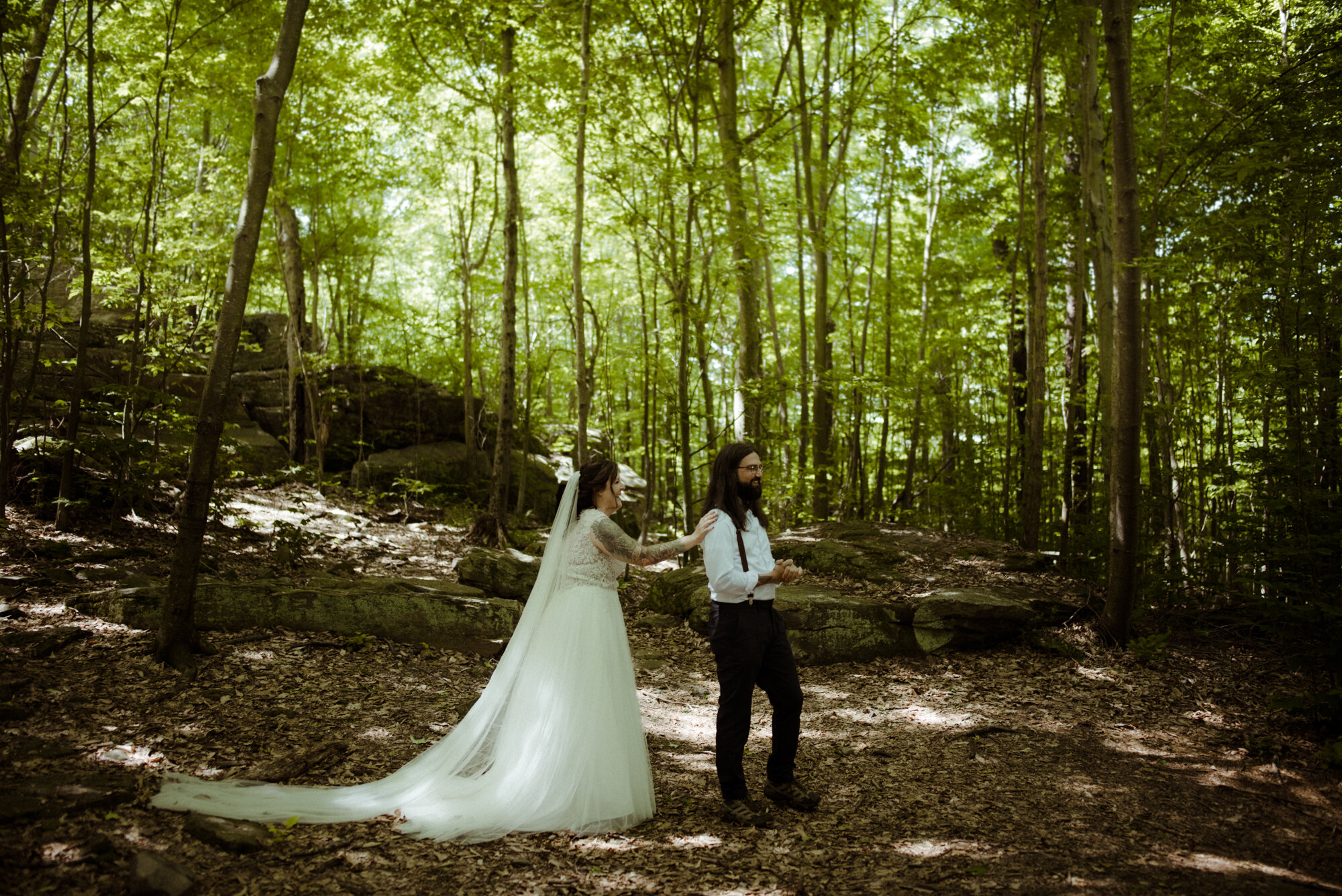 Mandy and Scott - Worlds End State Park Wedding - Backyard Pennsylvania Wedding - White Sails Creative Photography_15.jpg