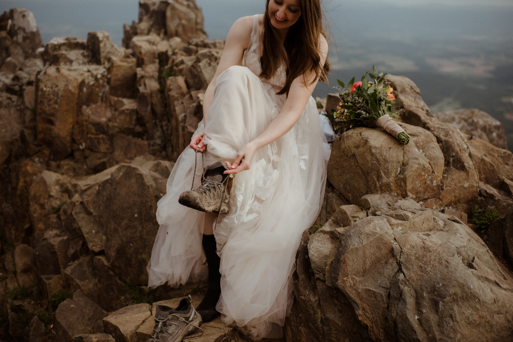 Shenandoah National Park Elopement - Skyline Drive Sunrise Photoshoot - Summer Mountain Elopement Inspiration - White Sails Creative Photography_52.jpg