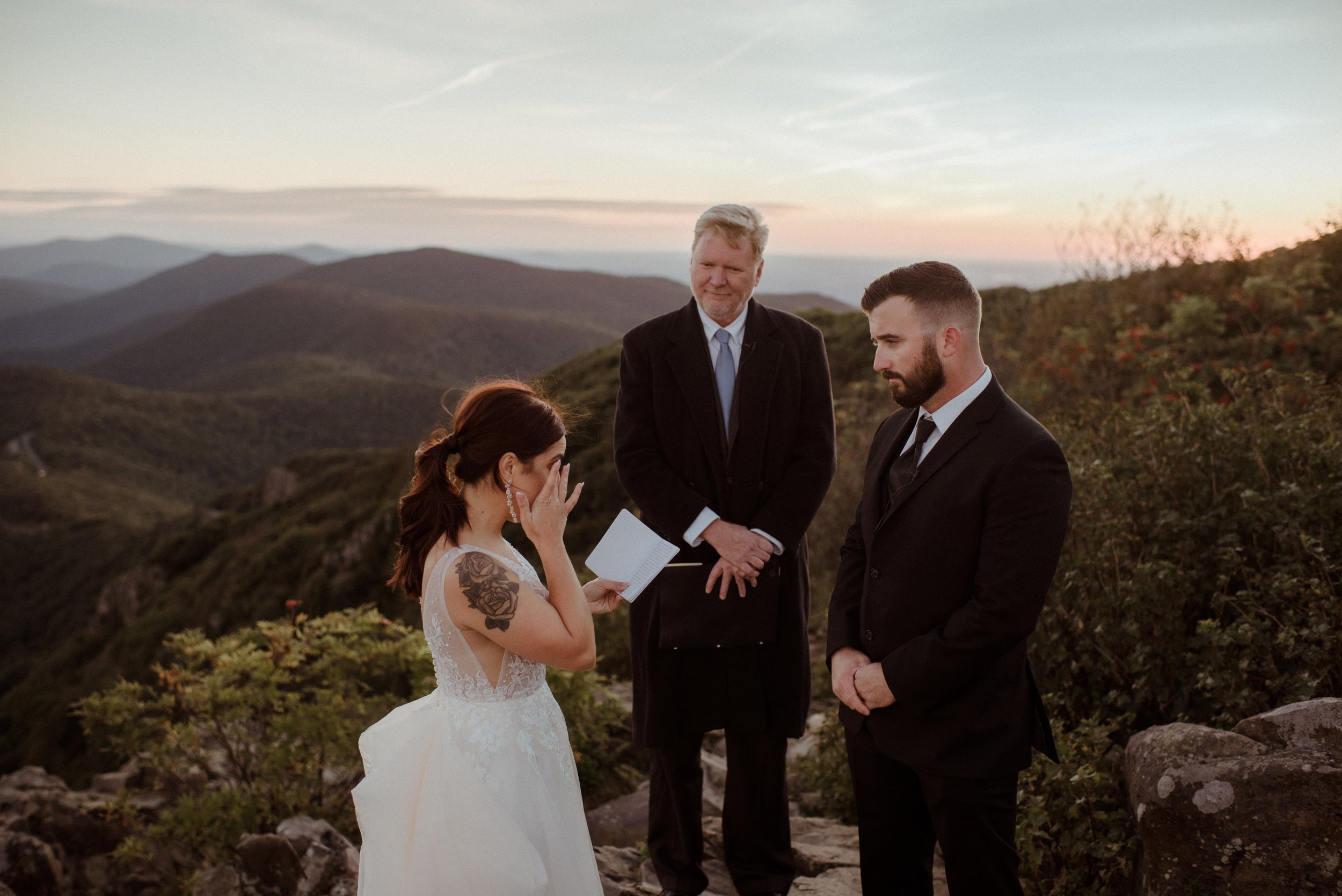 Summer Sunrise Elopement on Stony Man Summit | Virginia Elopement Photographer17.jpg