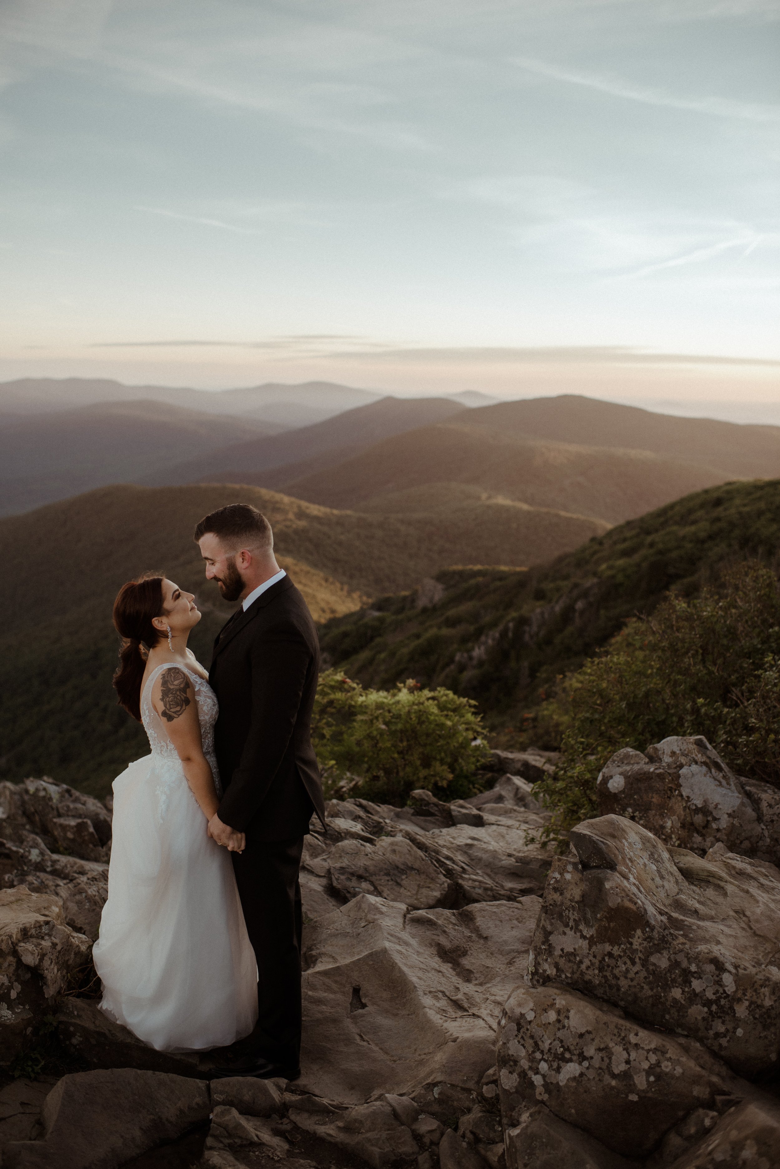 Summer Sunrise Elopement on Stony Man Summit | Virginia Elopement Photographer27.jpg