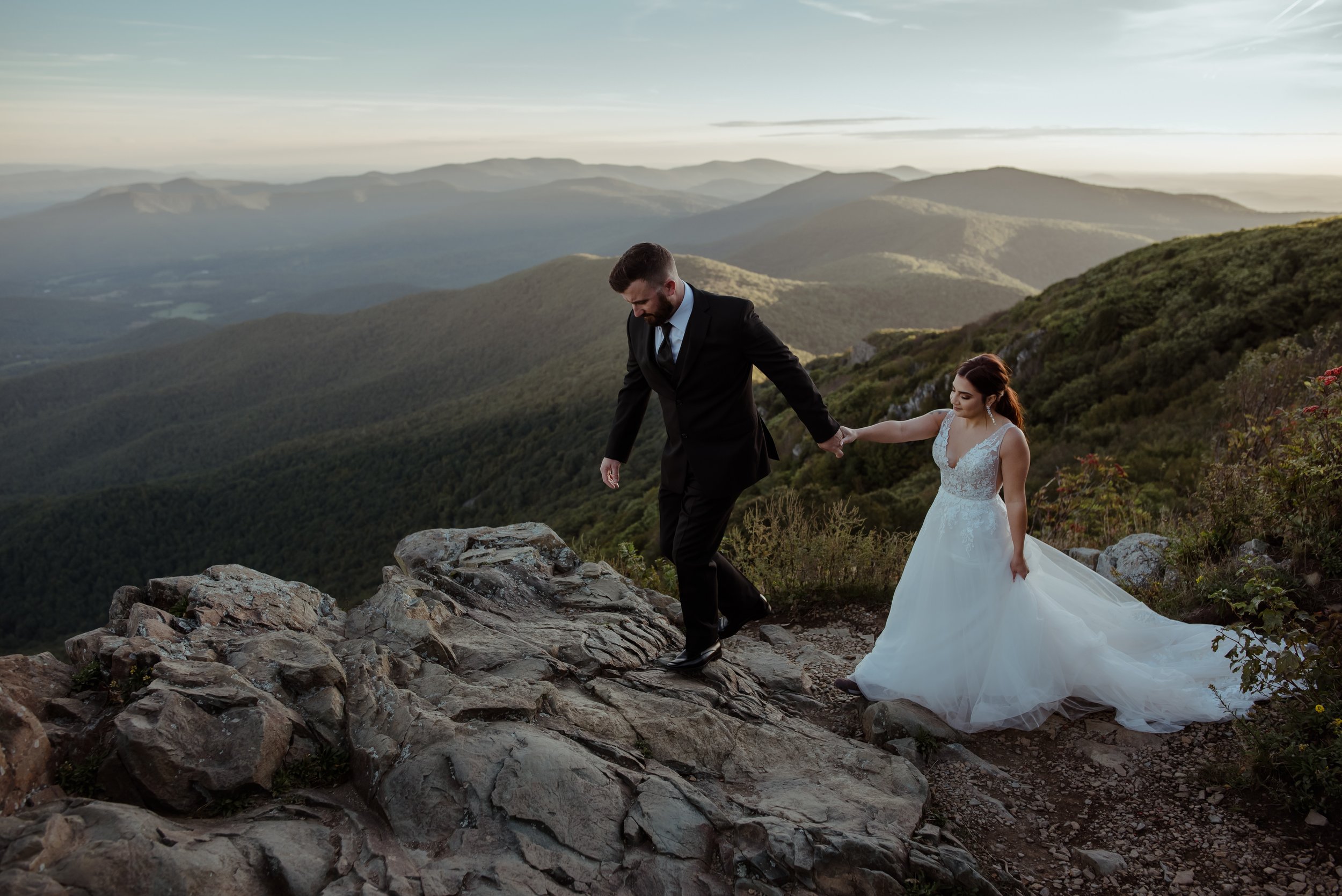 Summer Sunrise Elopement on Stony Man Summit | Virginia Elopement Photographer37.jpg