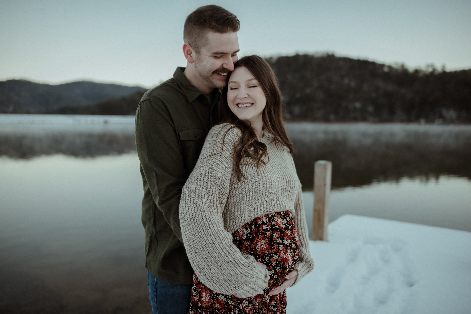 Shenandoah National Park Maternity Session - Virginia Lake Maternity - Winter Maternity Inspiration - White Sails Creative Photography_21.jpg